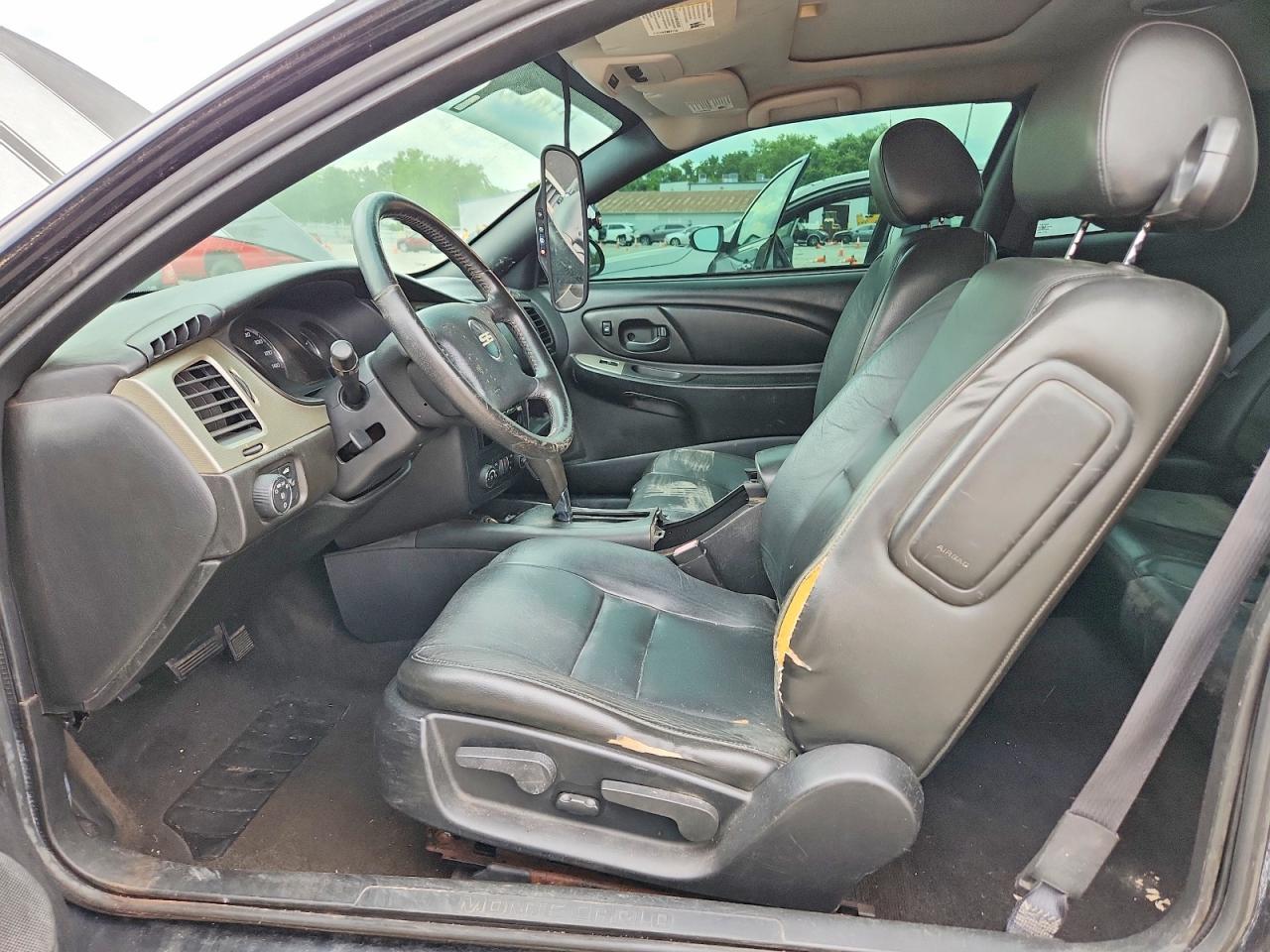 2007 Chevrolet Monte Carlo Ss Black vin: 2G1WL16C979377847