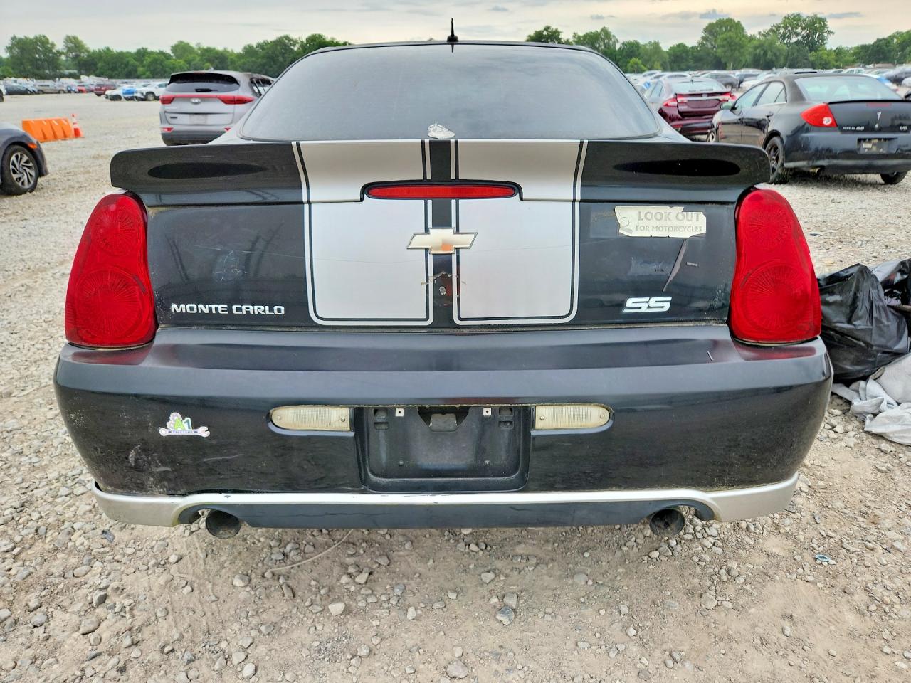 2007 Chevrolet Monte Carlo Ss Black vin: 2G1WL16C979377847
