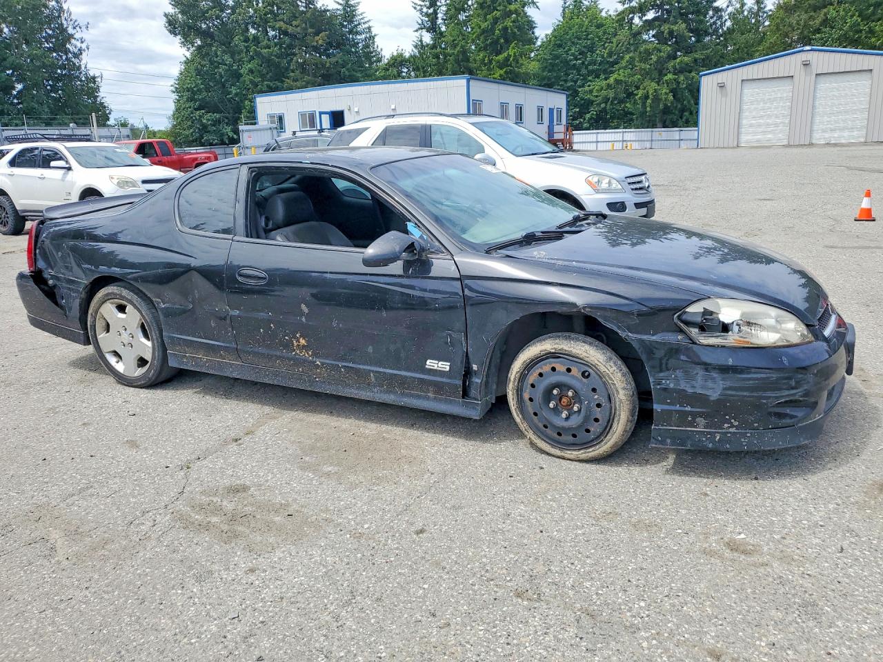 2006 Chevrolet Monte Carlo Ss Black vin: 2G1WL16CX69276072