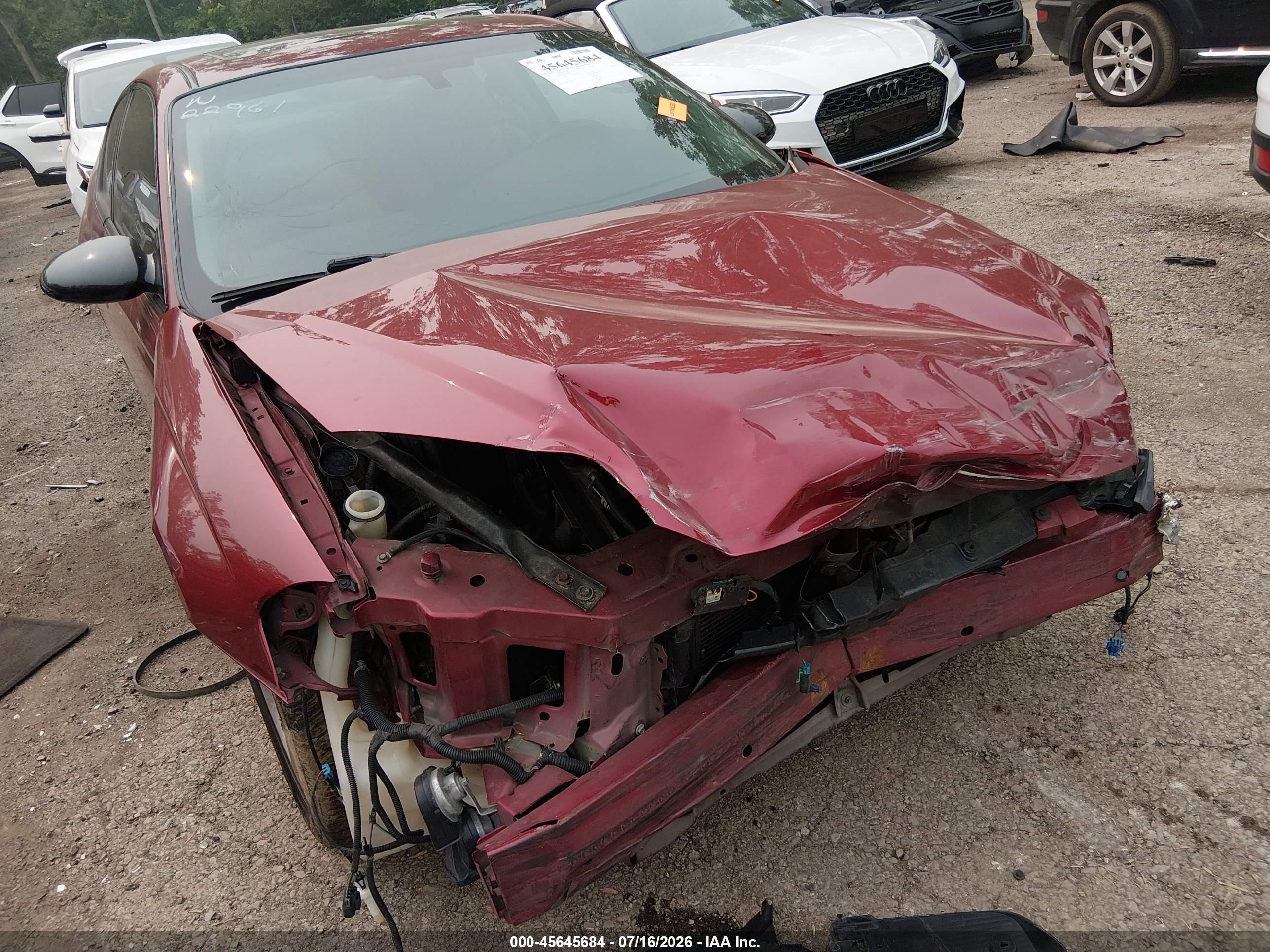 2007 Chevrolet Monte Carlo Ss Red vin: 2G1WL16CX79192822