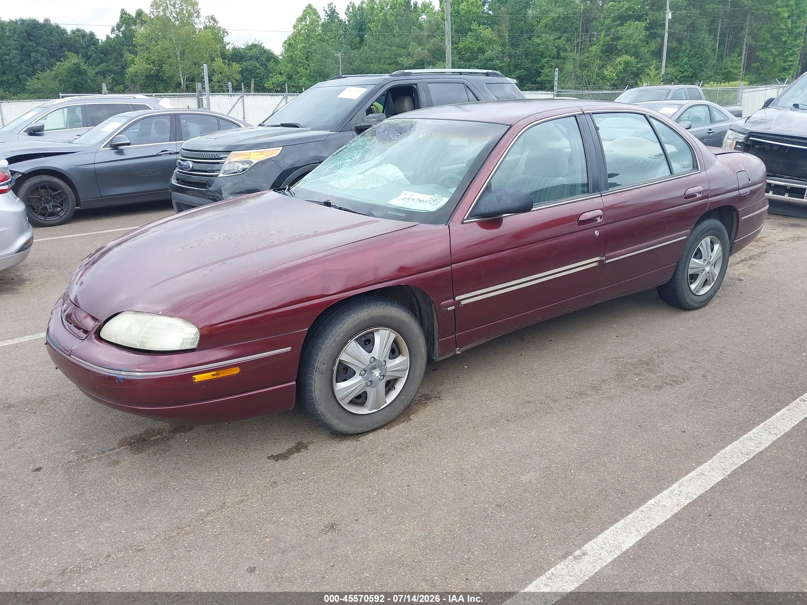 2001 Chevrolet Lumina   Maroon vin: 2G1WL52JX11274115
