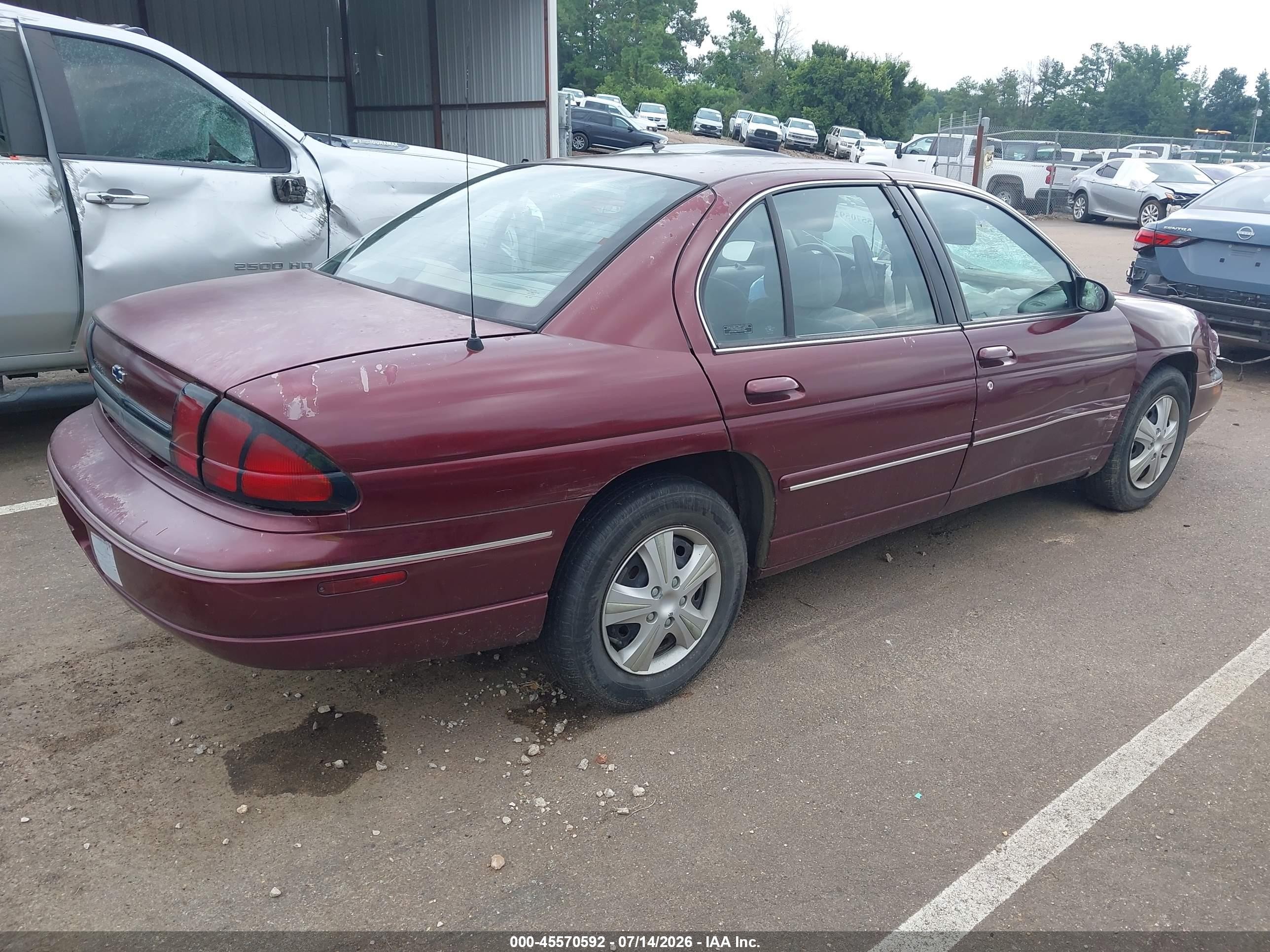 2001 Chevrolet Lumina   Maroon vin: 2G1WL52JX11274115