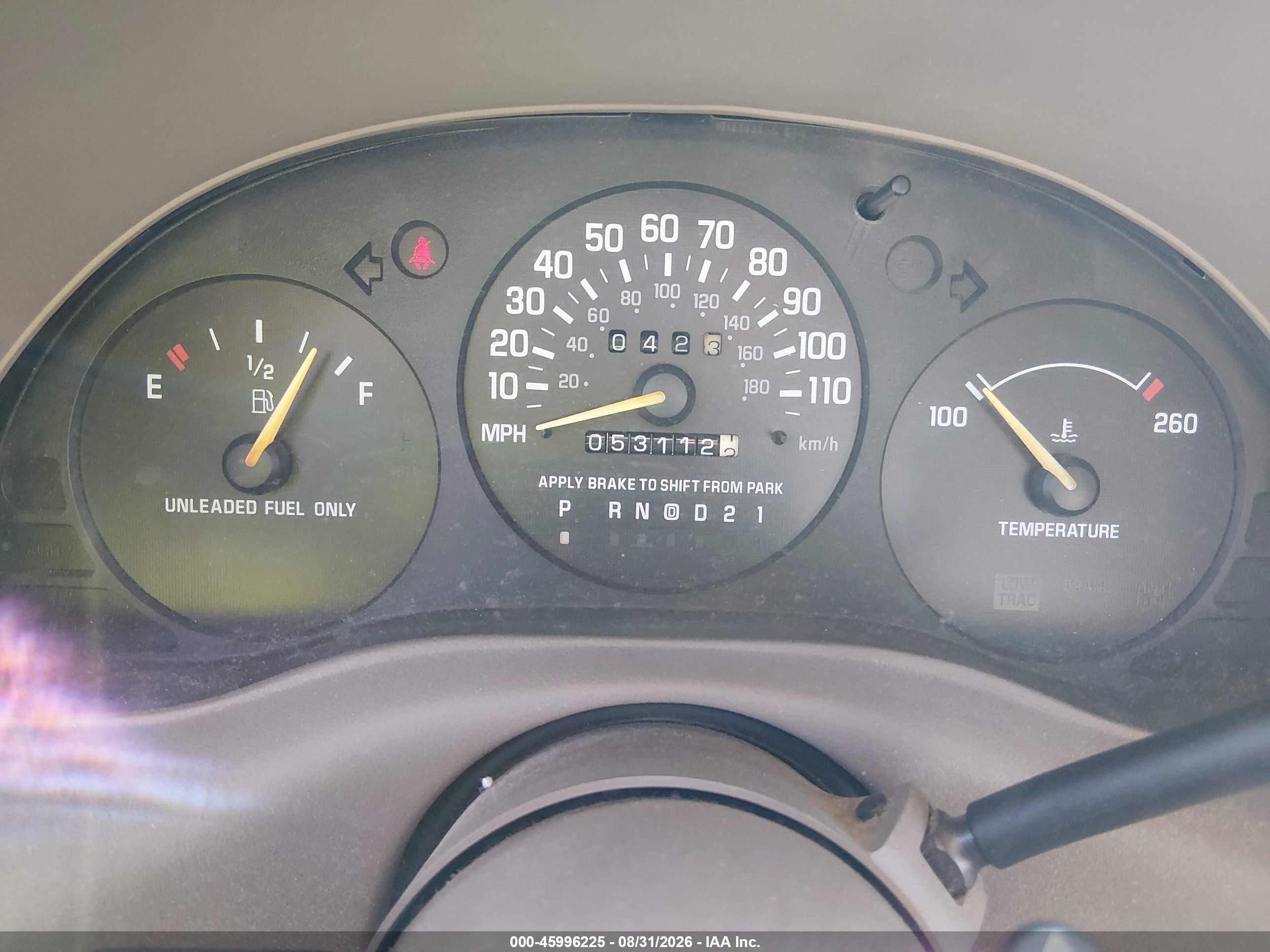 1998 Chevrolet Lumina Purple vin: 2G1WL52M0W9247069