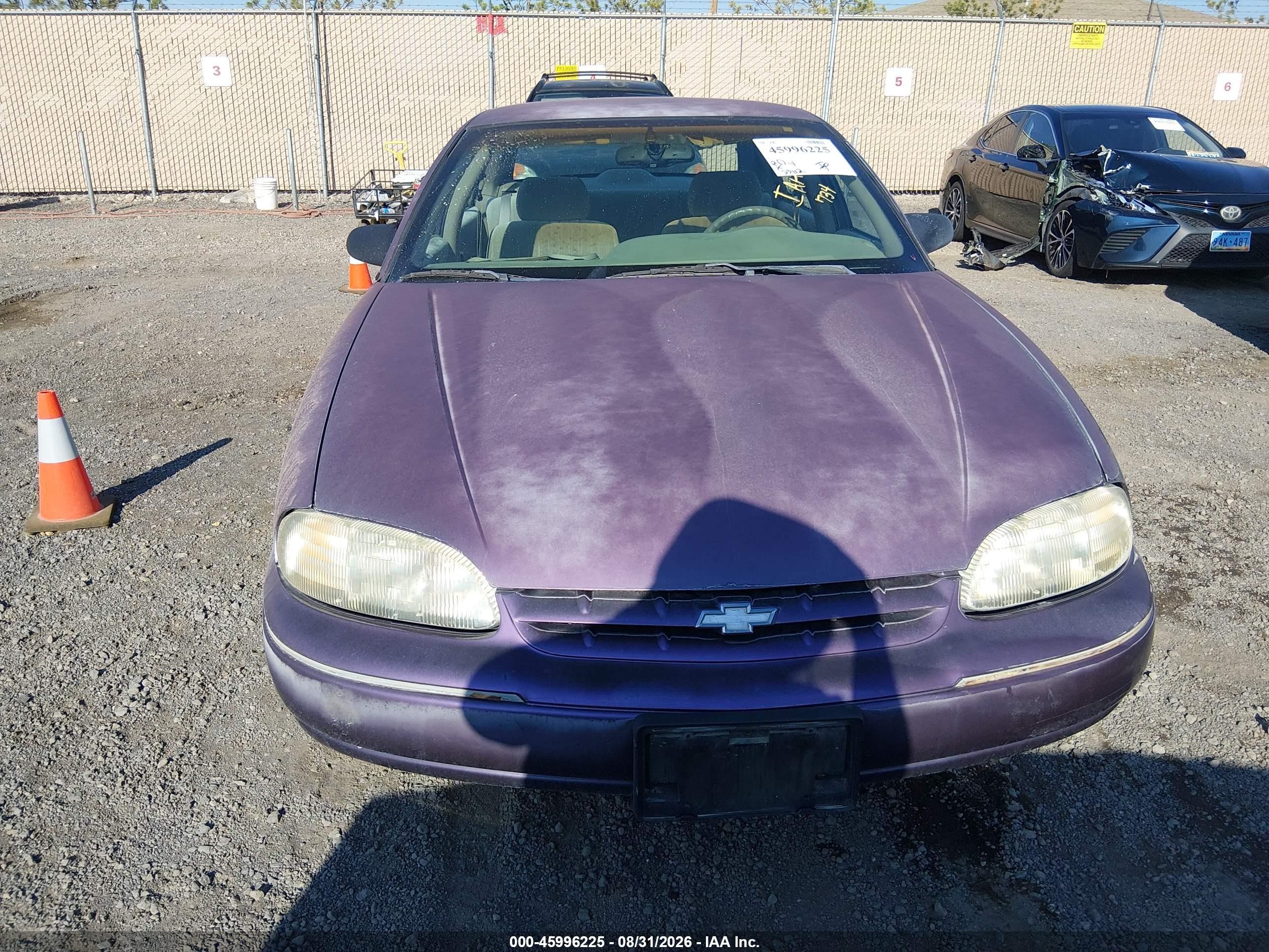 1998 Chevrolet Lumina Purple vin: 2G1WL52M0W9247069