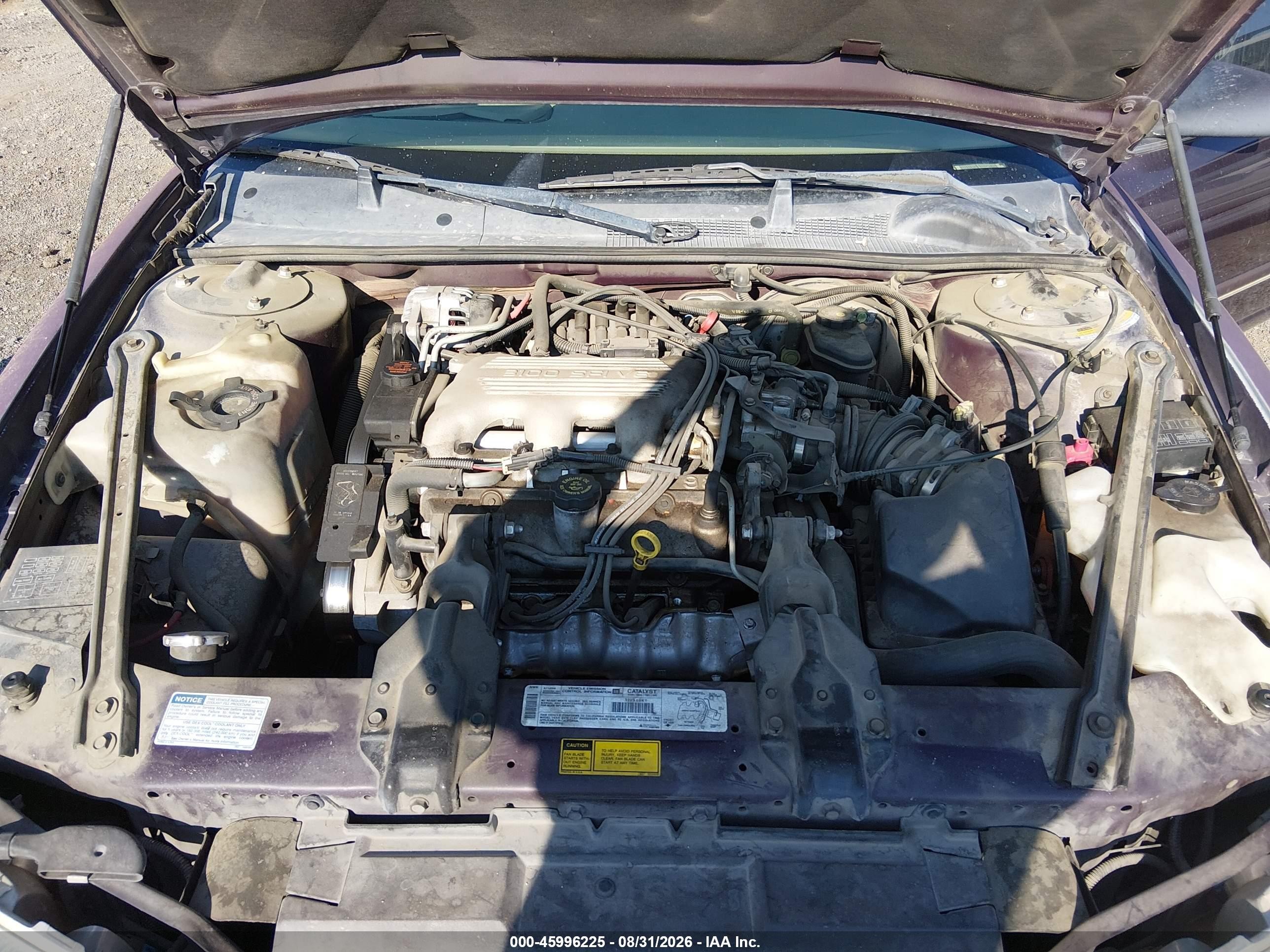 1998 Chevrolet Lumina Purple vin: 2G1WL52M0W9247069
