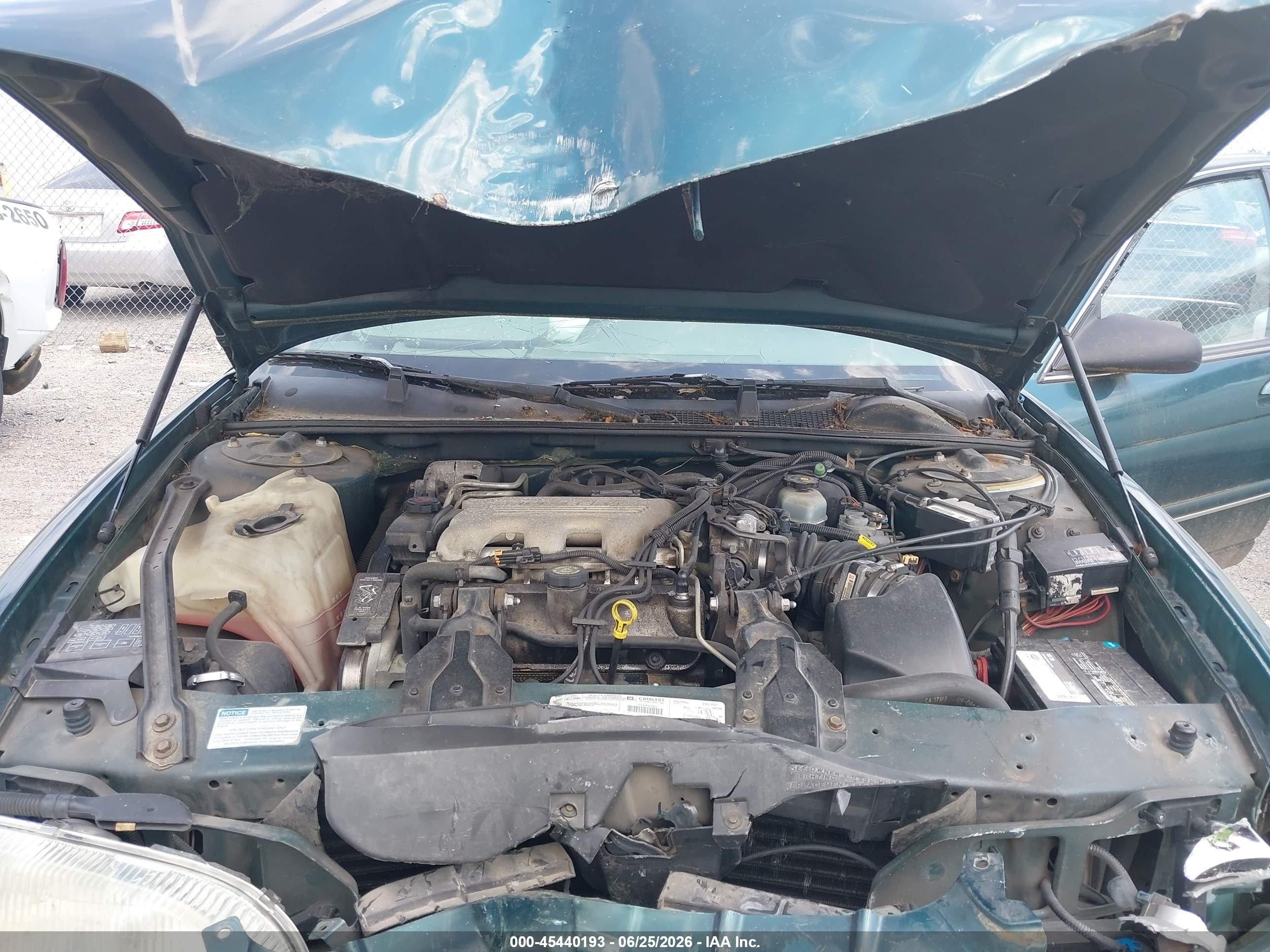 1999 Chevrolet Lumina   Green vin: 2G1WL52M0X9118024