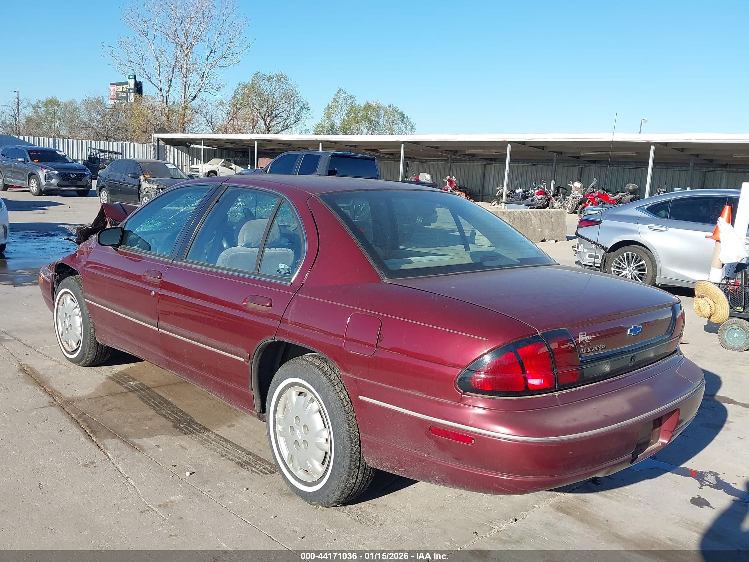 1999 Chevrolet Lumina Burgundy vin: 2G1WL52M1X9200098