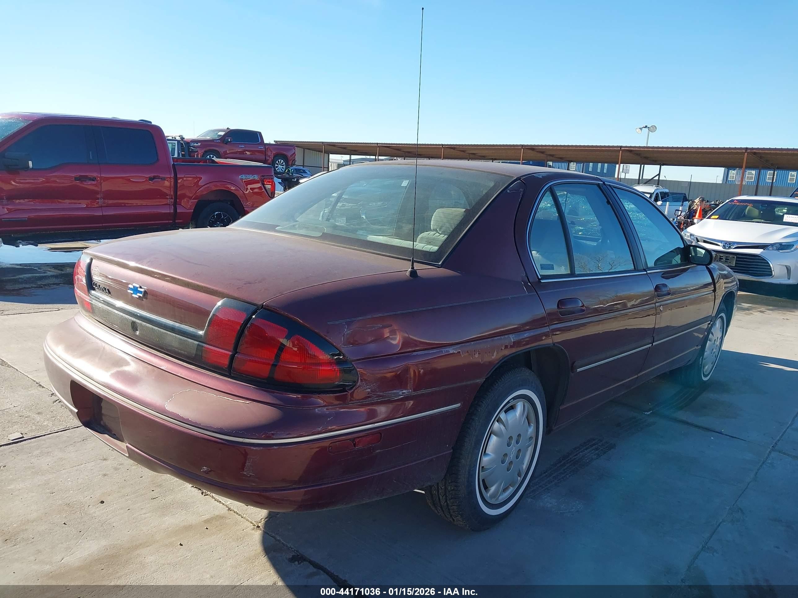 1999 Chevrolet Lumina Burgundy vin: 2G1WL52M1X9200098