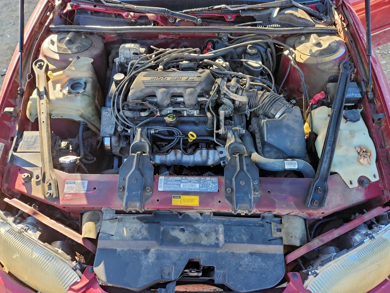 1995 Chevrolet Lumina Burgundy vin: 2G1WL52M2S9324714
