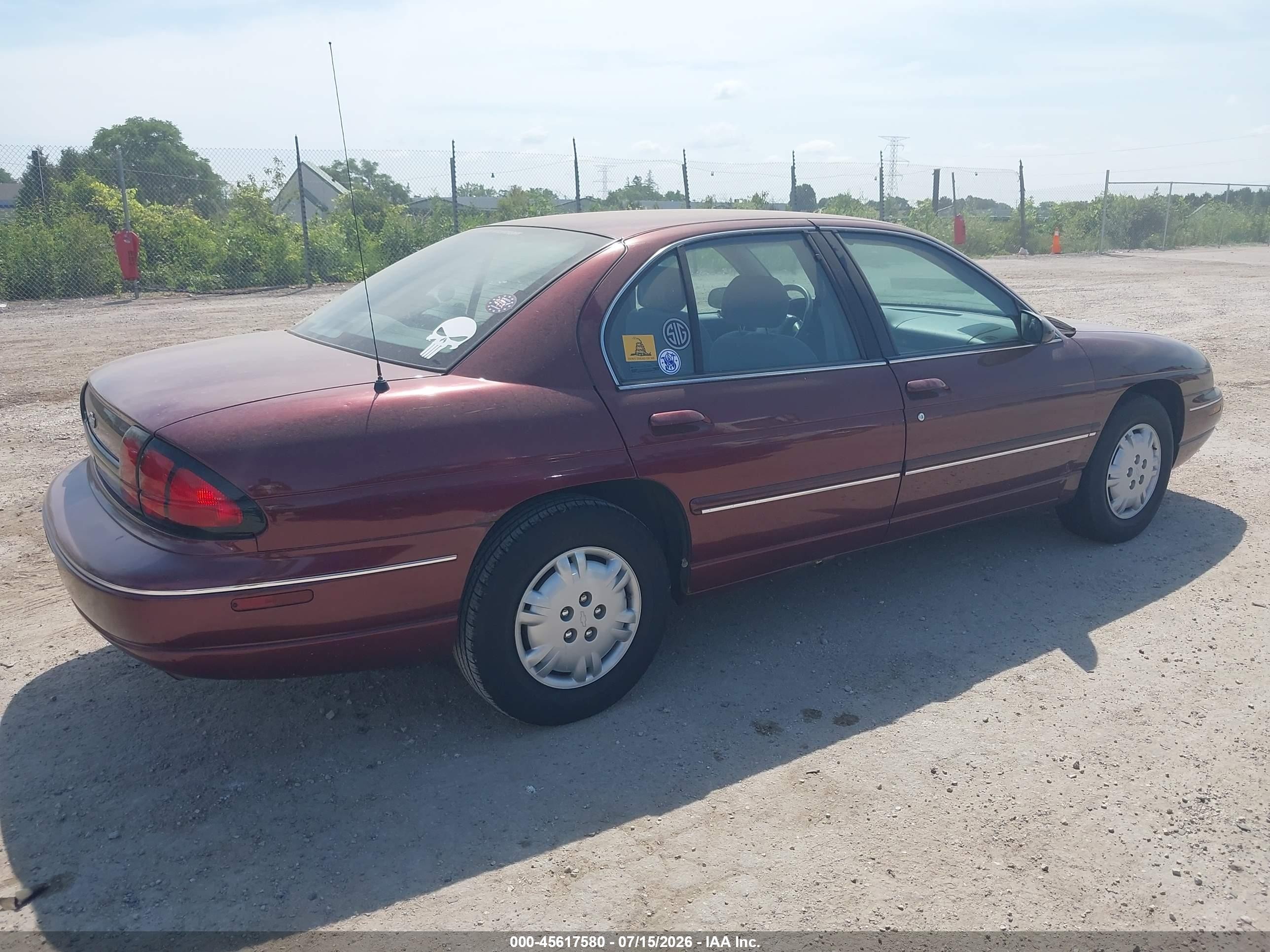 1997 Chevrolet Lumina   Burgundy vin: 2G1WL52M3V1105389