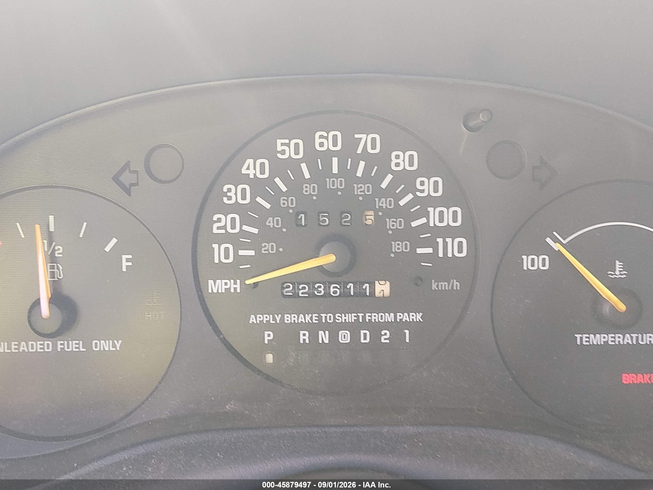 1998 Chevrolet Lumina White vin: 2G1WL52M3W9254209