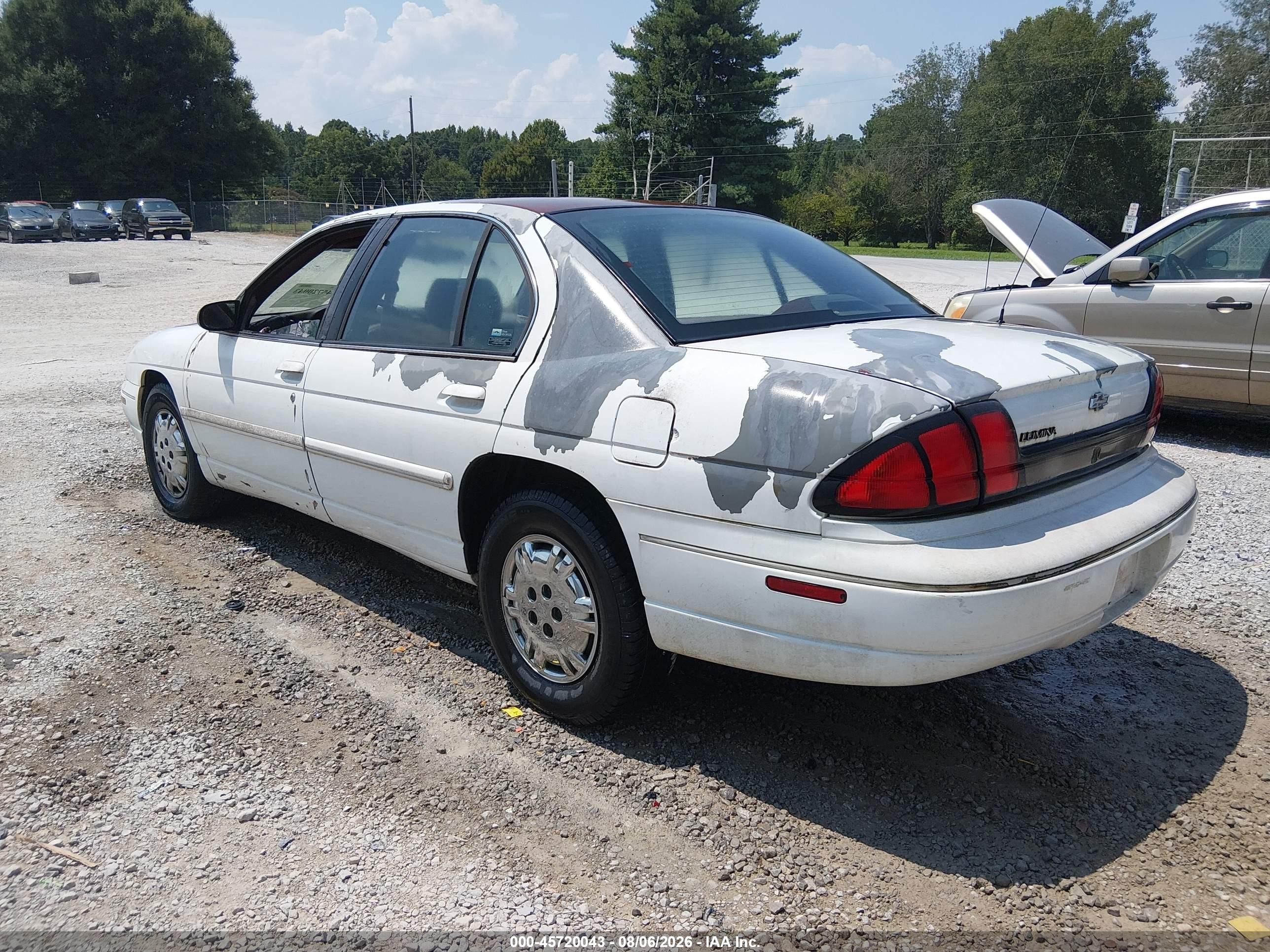 1995 Chevrolet Lumina   White vin: 2G1WL52M5S1162186