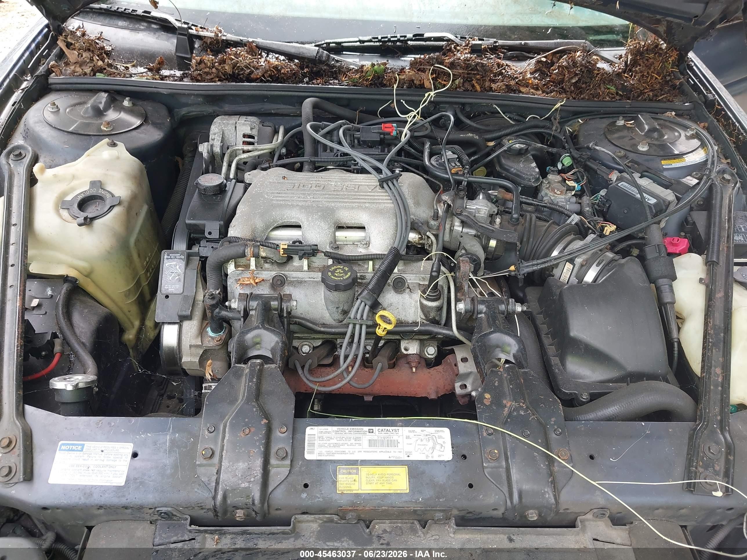 1997 Chevrolet Lumina Police Blue vin: 2G1WL52M5V9331824