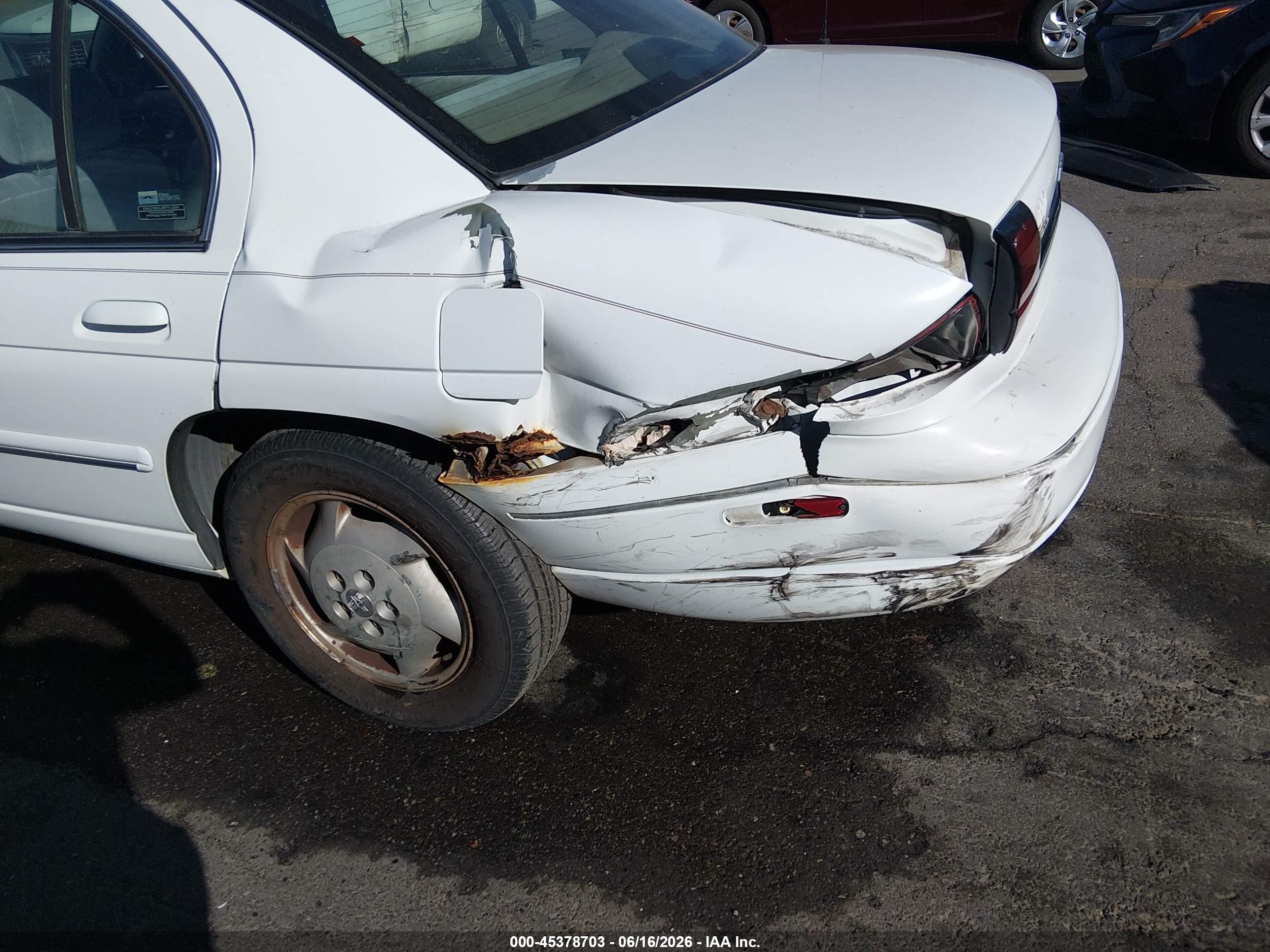 1999 Chevrolet Lumina   White vin: 2G1WL52M6X1105289