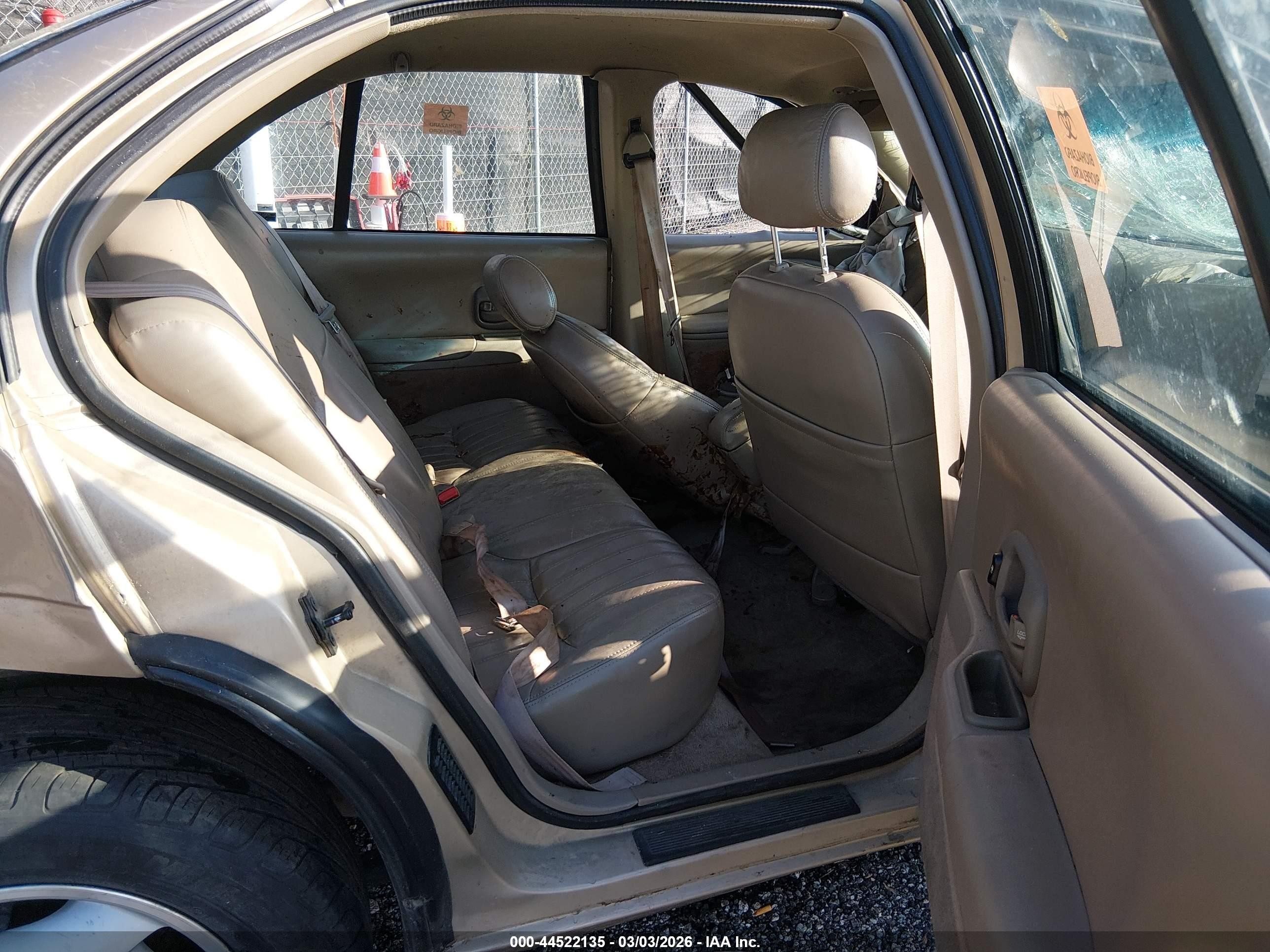 1999 Chevrolet Lumina Ls Gold vin: 2G1WL52M6X9221190