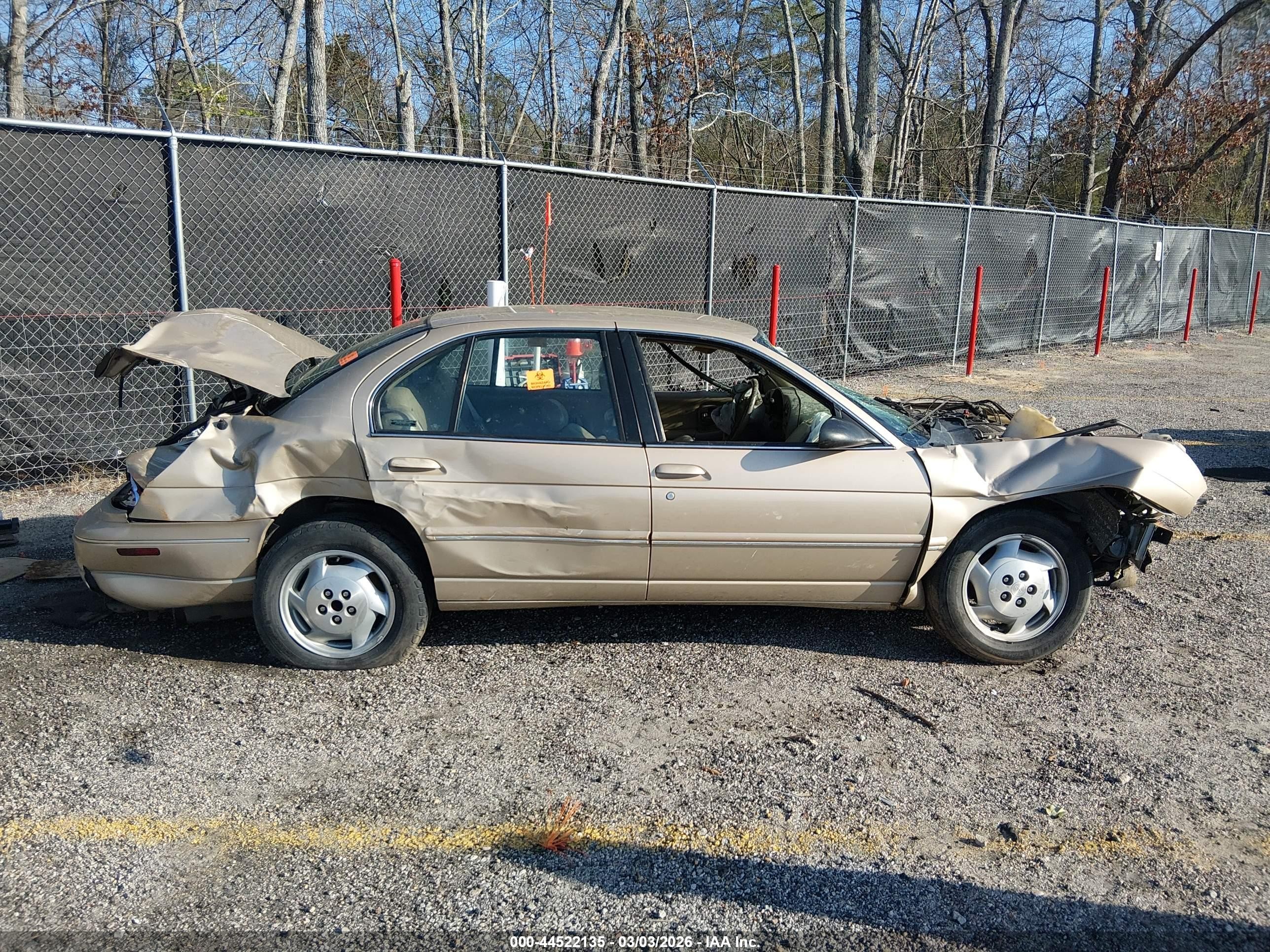 1999 Chevrolet Lumina Ls Gold vin: 2G1WL52M6X9221190