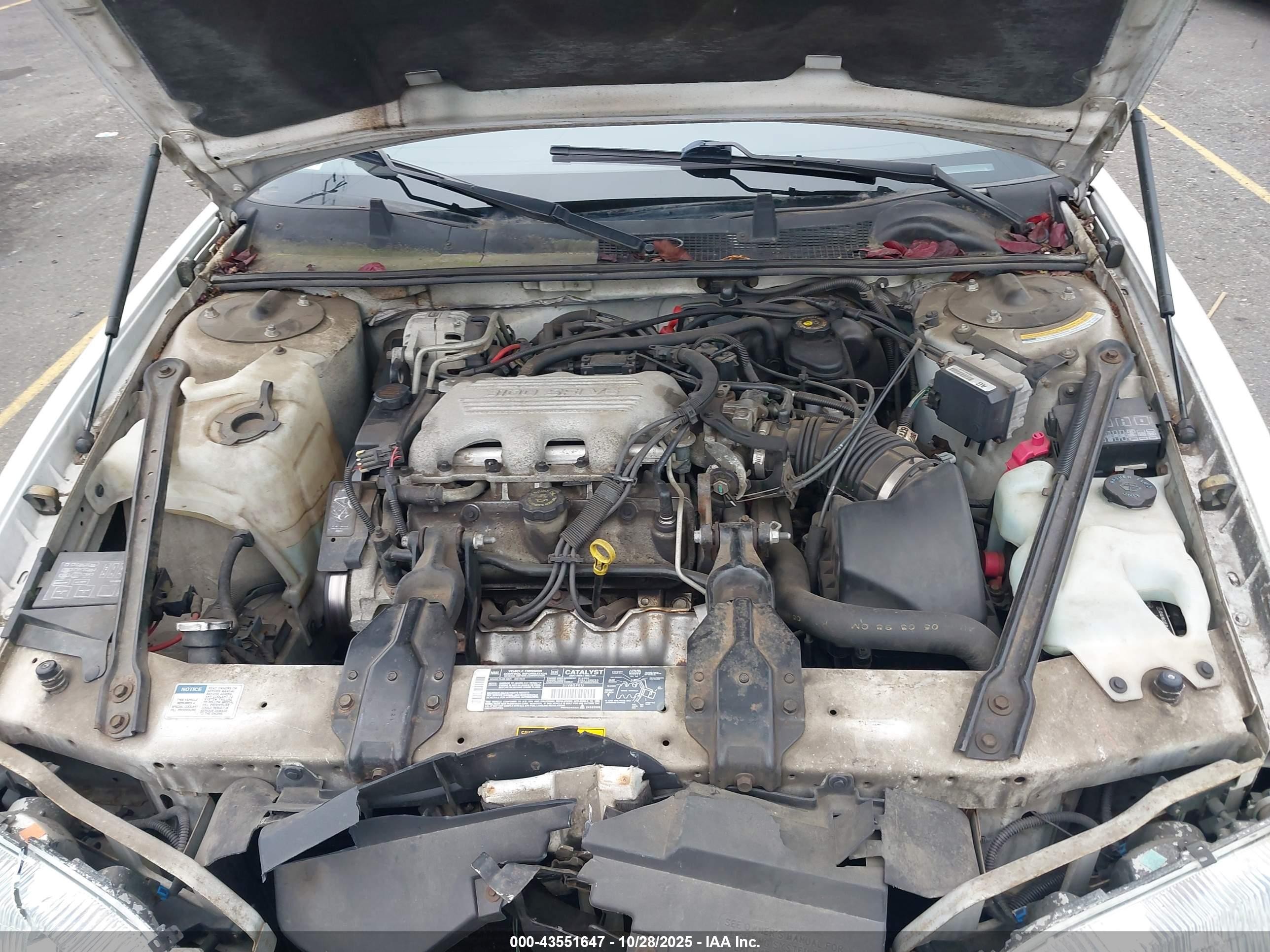 1995 Chevrolet Lumina   White vin: 2G1WL52M7S9325888