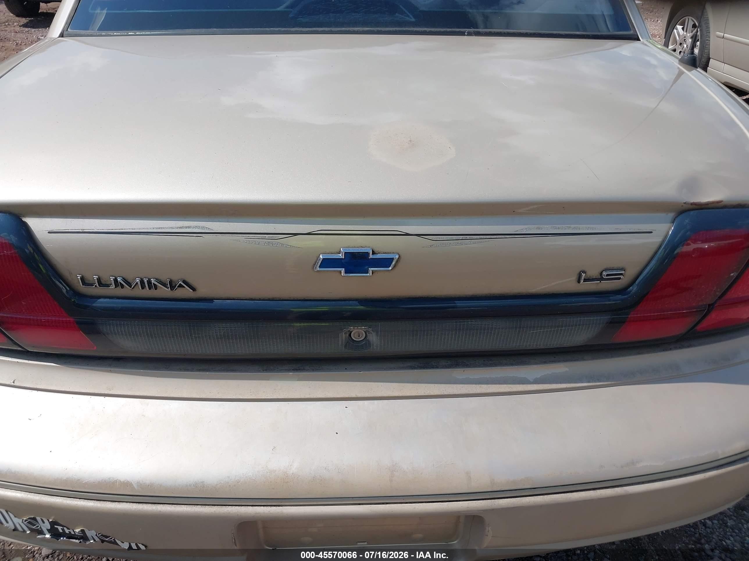 1999 Chevrolet Lumina   Brown vin: 2G1WL52M7X9108087