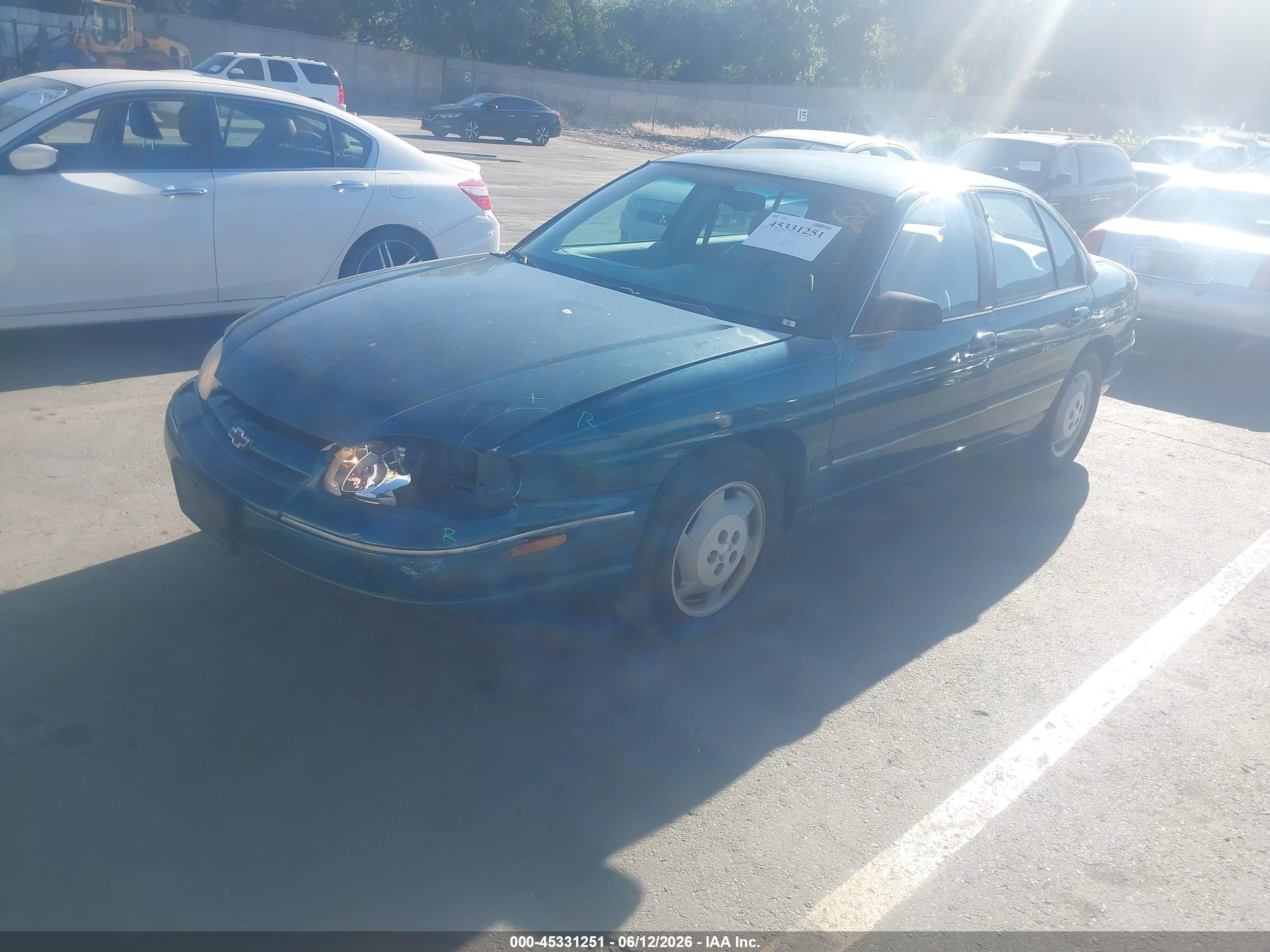 1999 Chevrolet Lumina   Зеленый vin: 2G1WL52M8X9207744