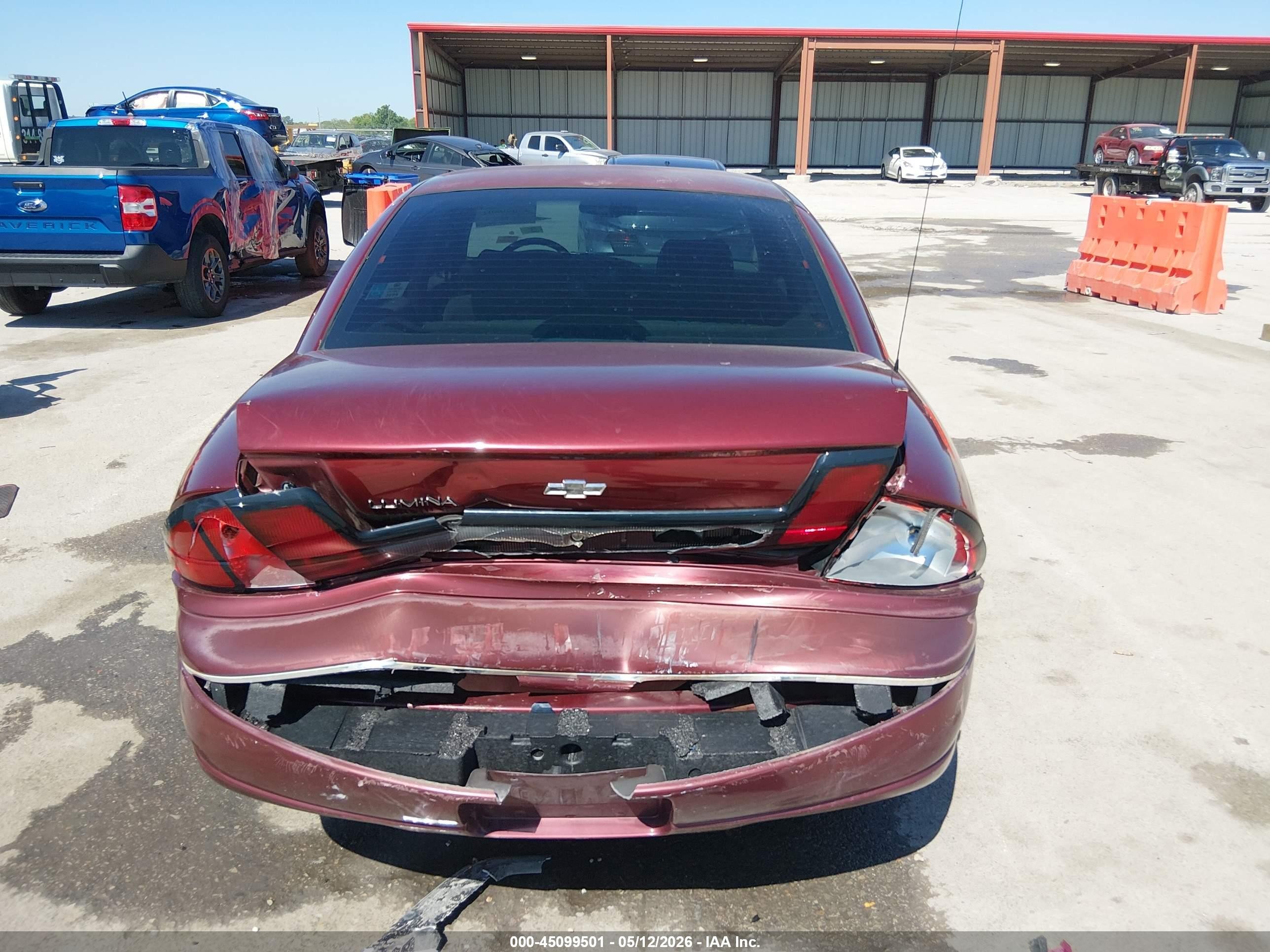 1999 Chevrolet Lumina   Red vin: 2G1WL52M8X9222387