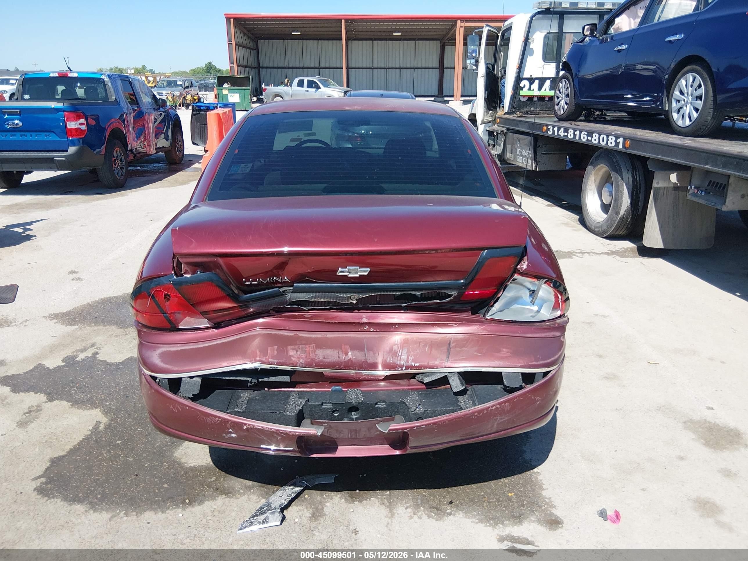 1999 Chevrolet Lumina   Red vin: 2G1WL52M8X9222387