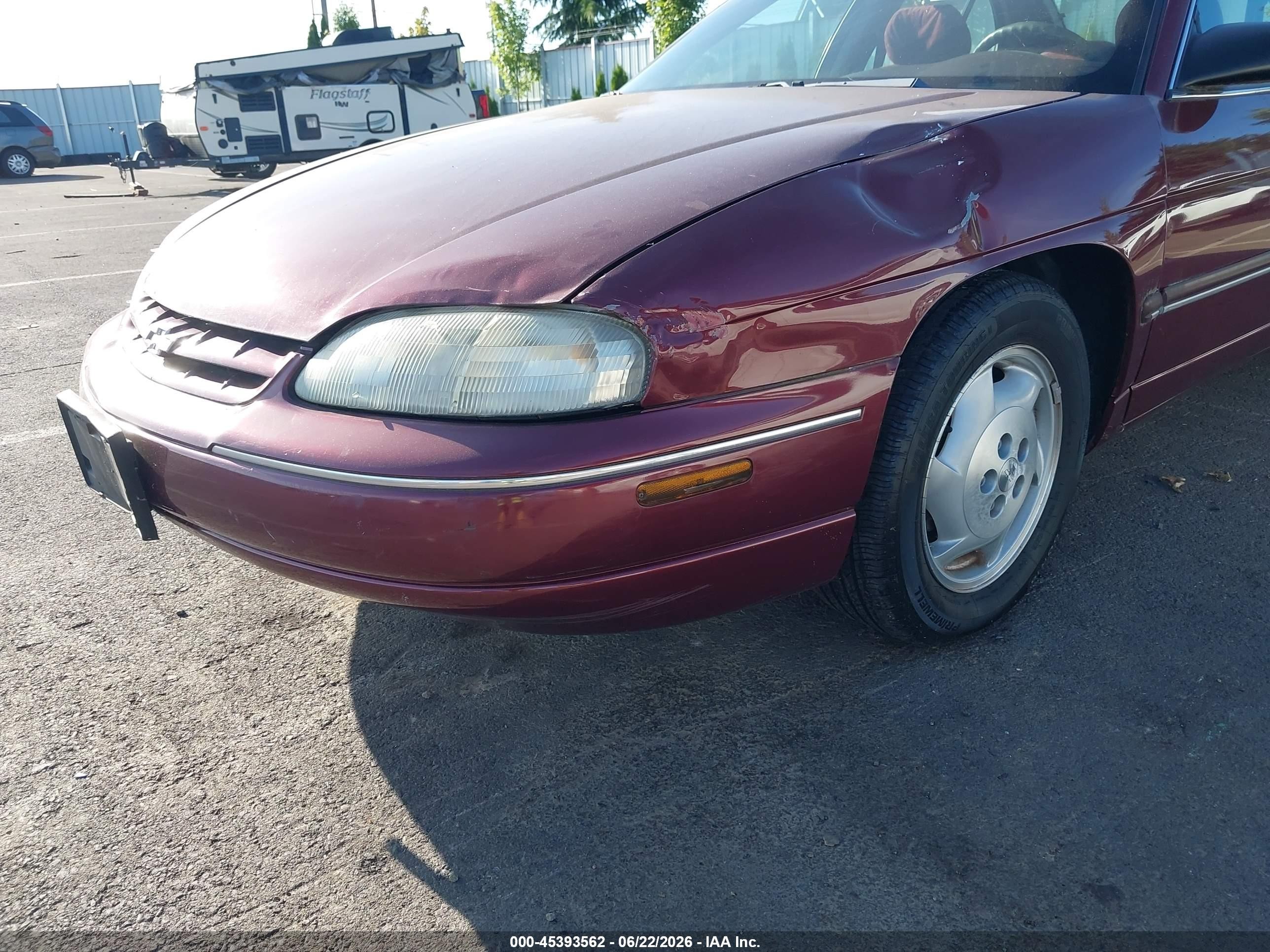 1998 Chevrolet Lumina Ls Maroon vin: 2G1WL52M9W9324117
