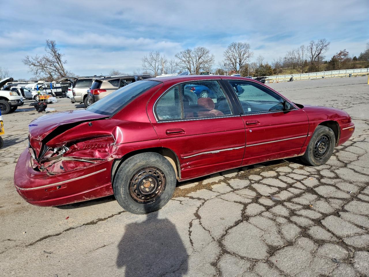 1995 Chevrolet Lumina Red vin: 2G1WL52MXS9263550
