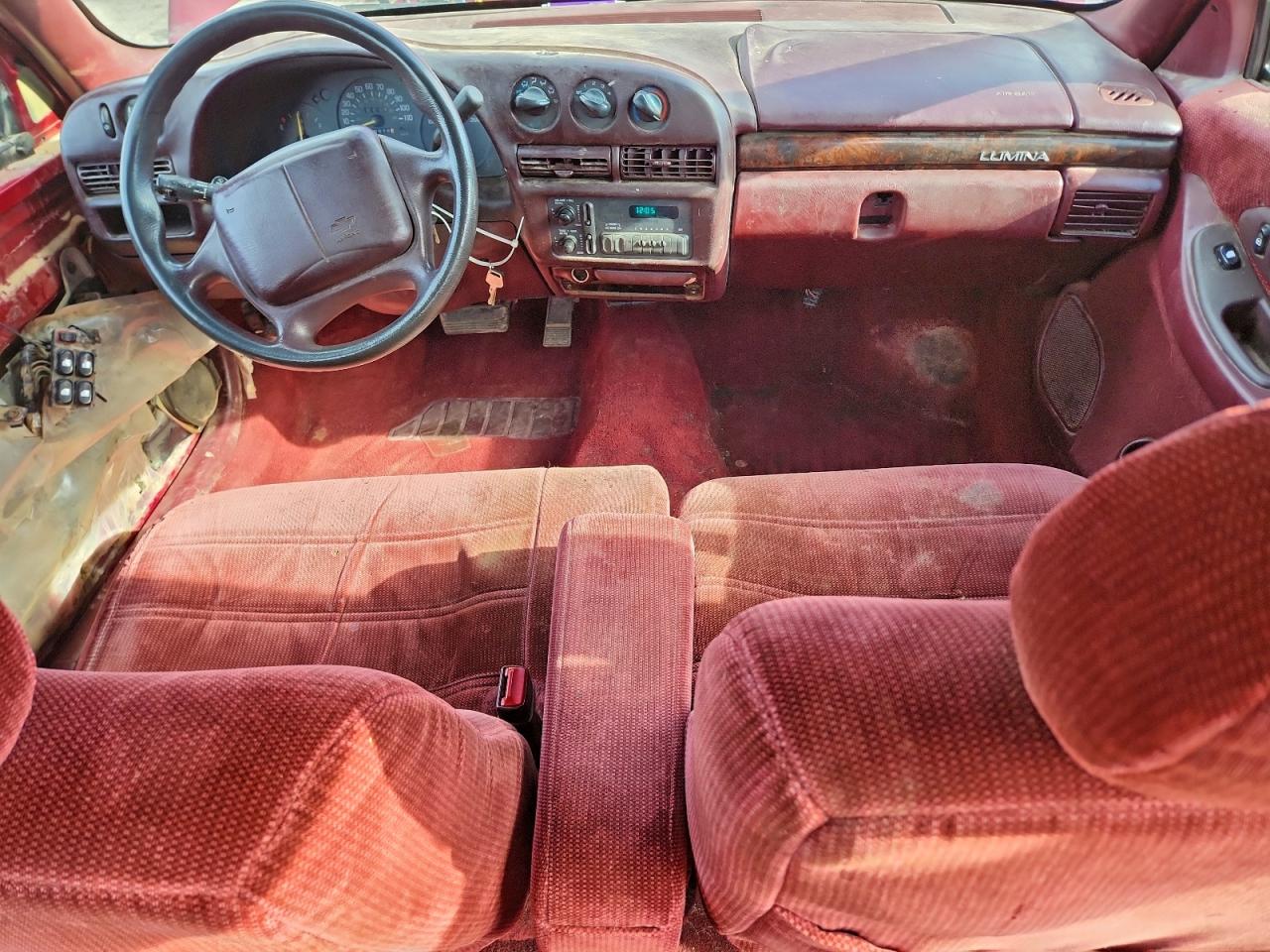 1995 Chevrolet Lumina Red vin: 2G1WL52MXS9263550