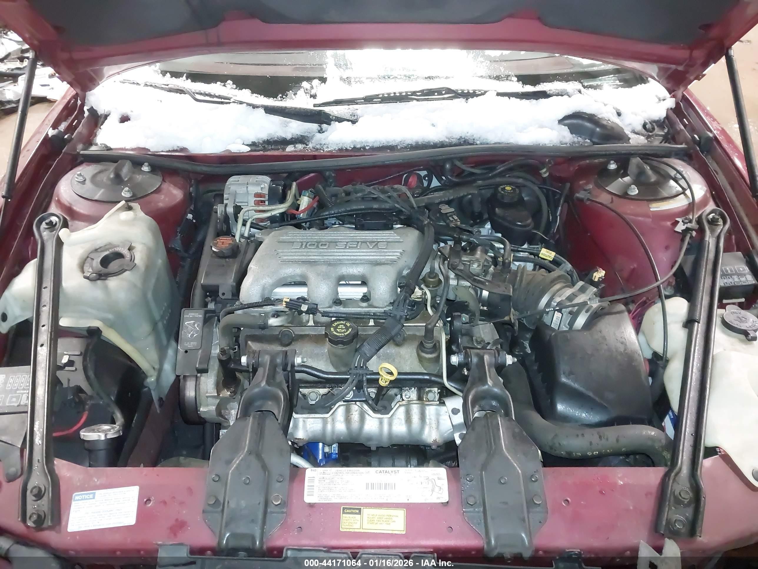 1996 Chevrolet Lumina   Red vin: 2G1WL52MXT1112224