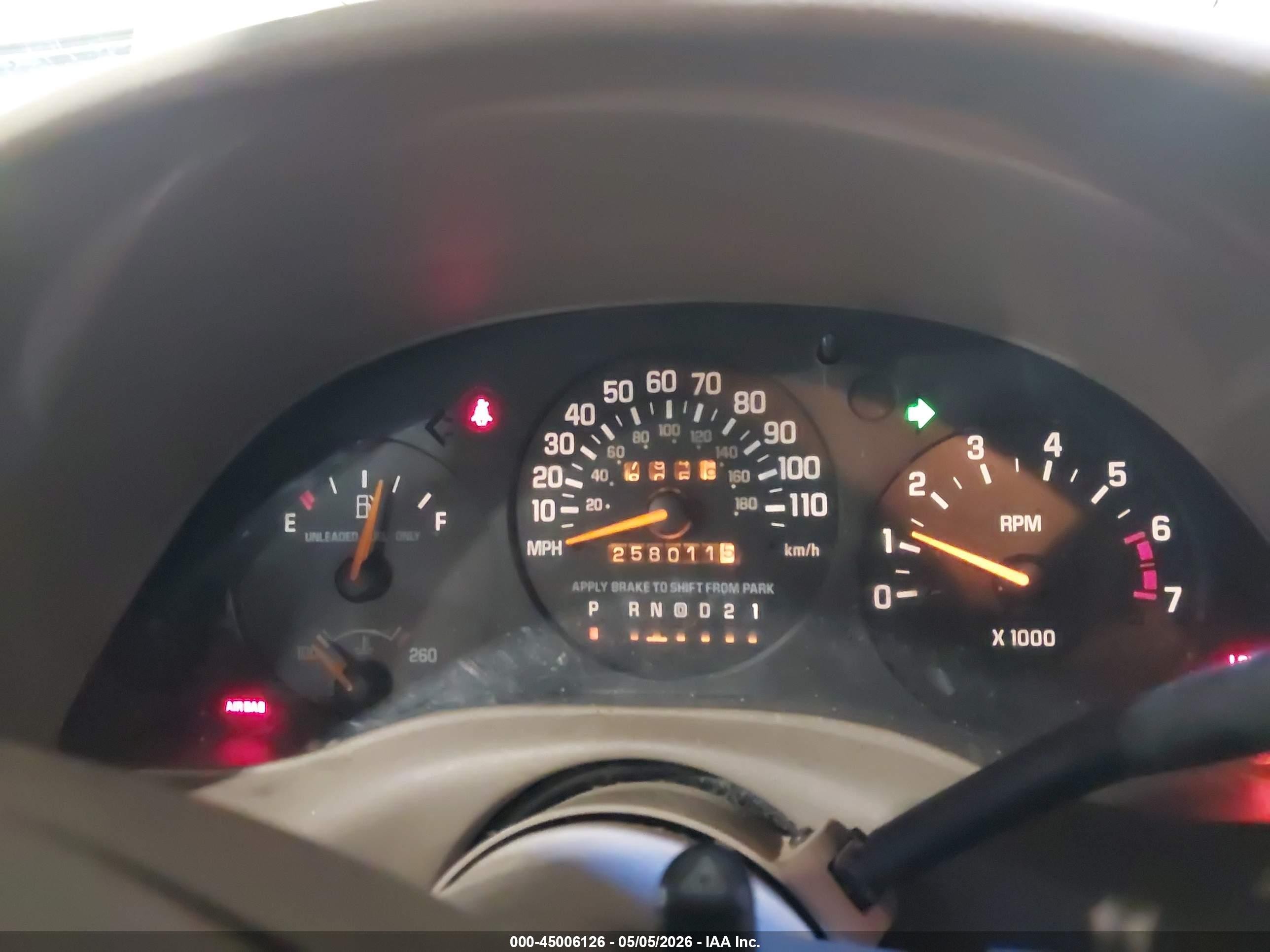 1998 Chevrolet Lumina Ls Tan vin: 2G1WL52MXW9253879
