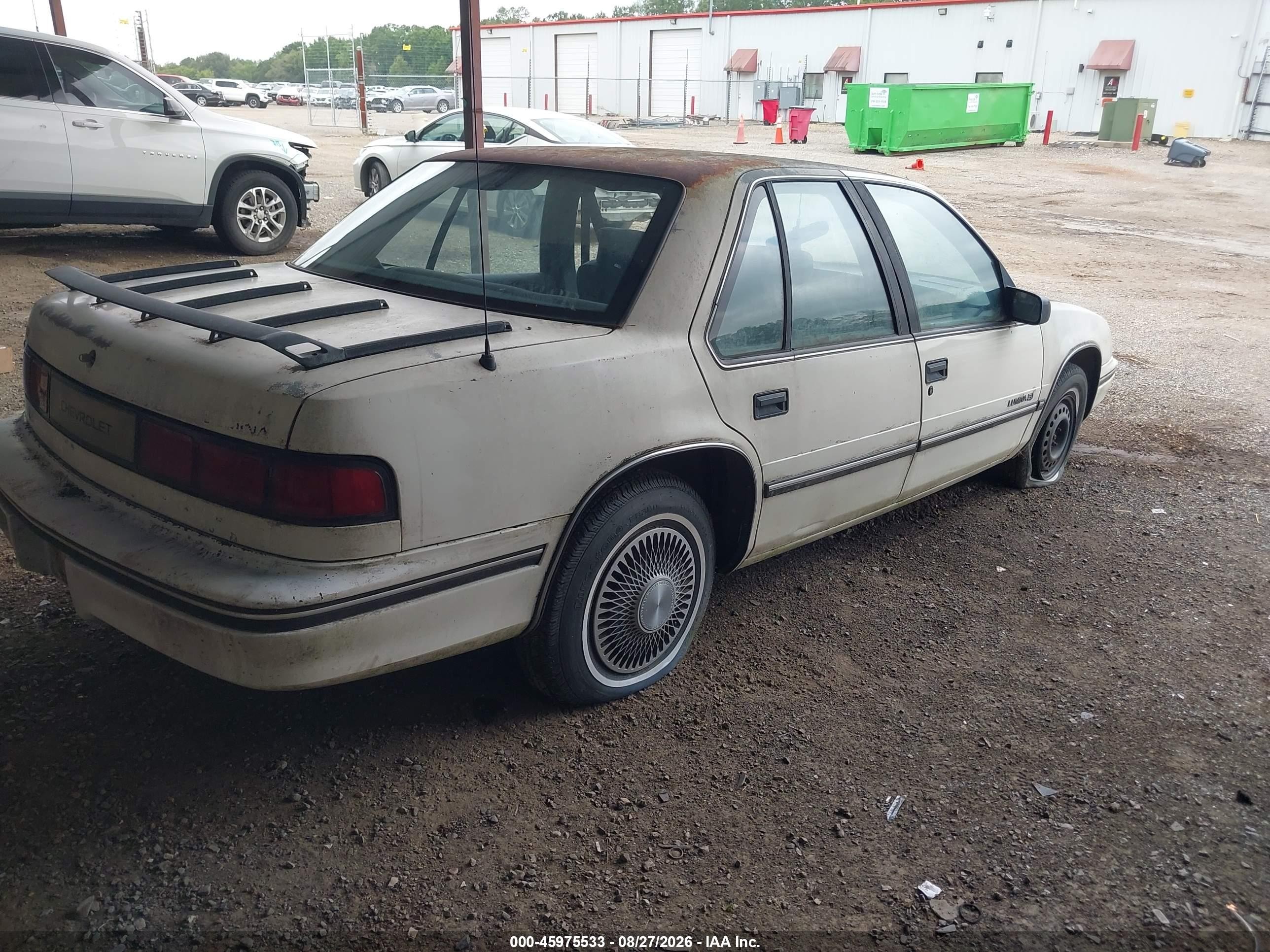 1991 Chevrolet Lumina   White vin: 2G1WL54T0M1129880
