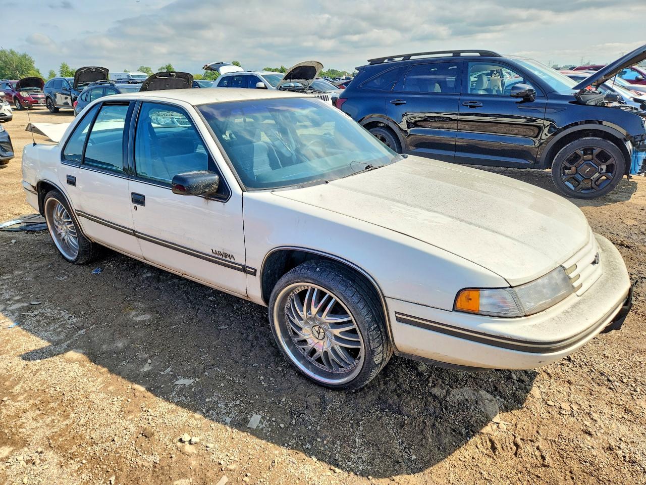 1992 Chevrolet Lumina White vin: 2G1WL54T0N1139956