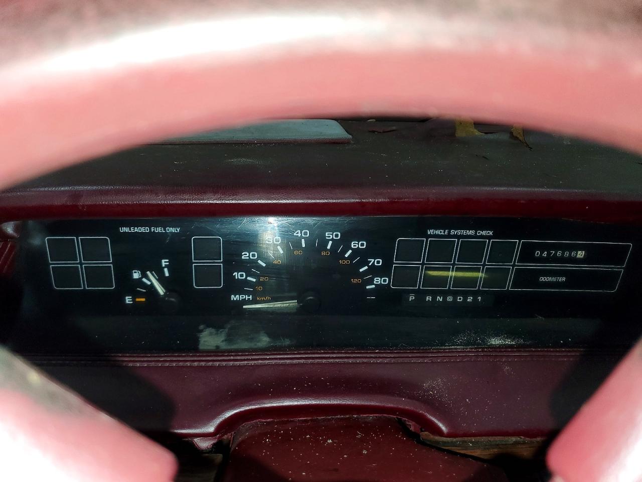 1993 Chevrolet Lumina Red vin: 2G1WL54T4P1118949