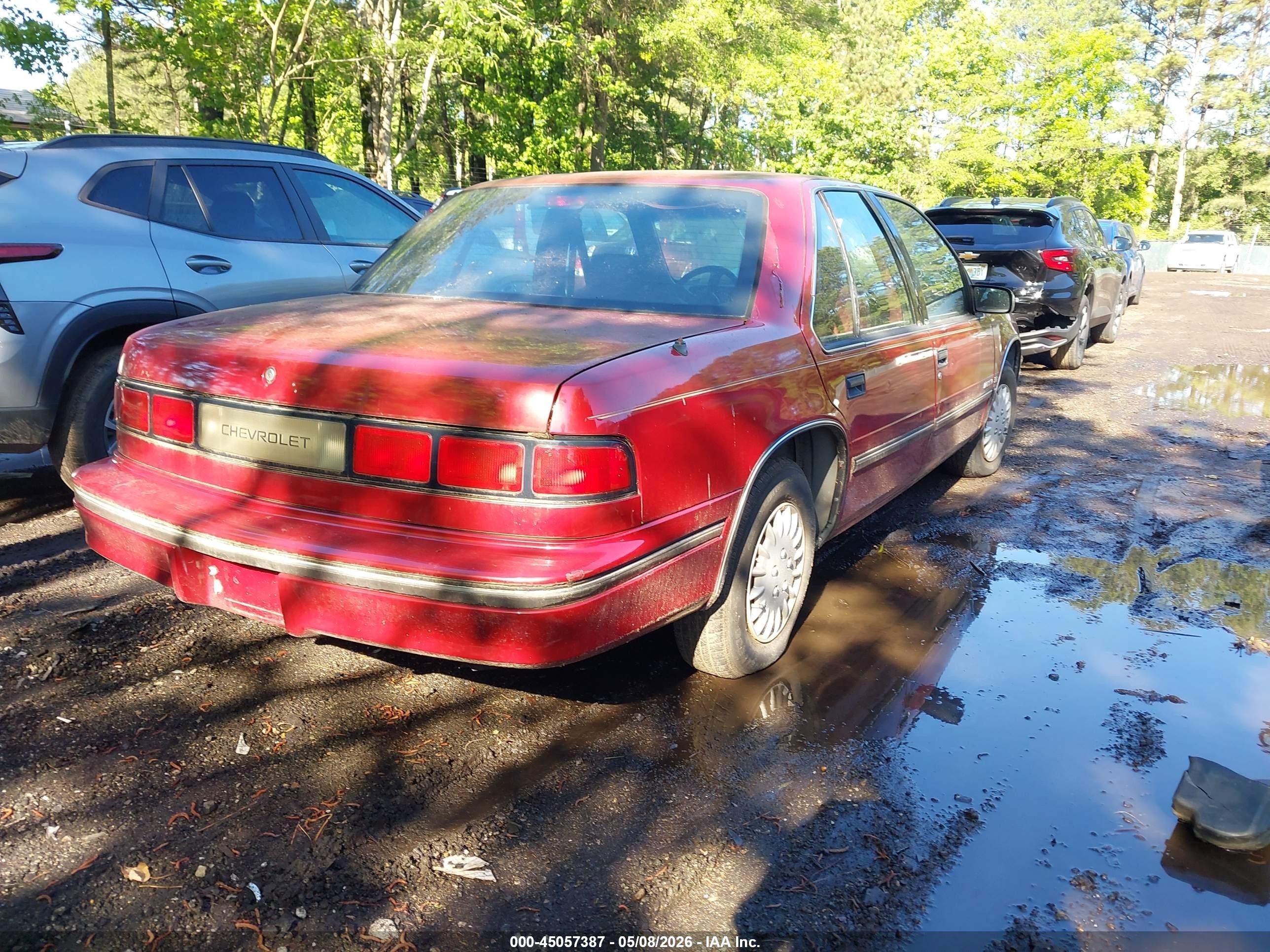 1991 Chevrolet Lumina   Red vin: 2G1WL54TXM1145259