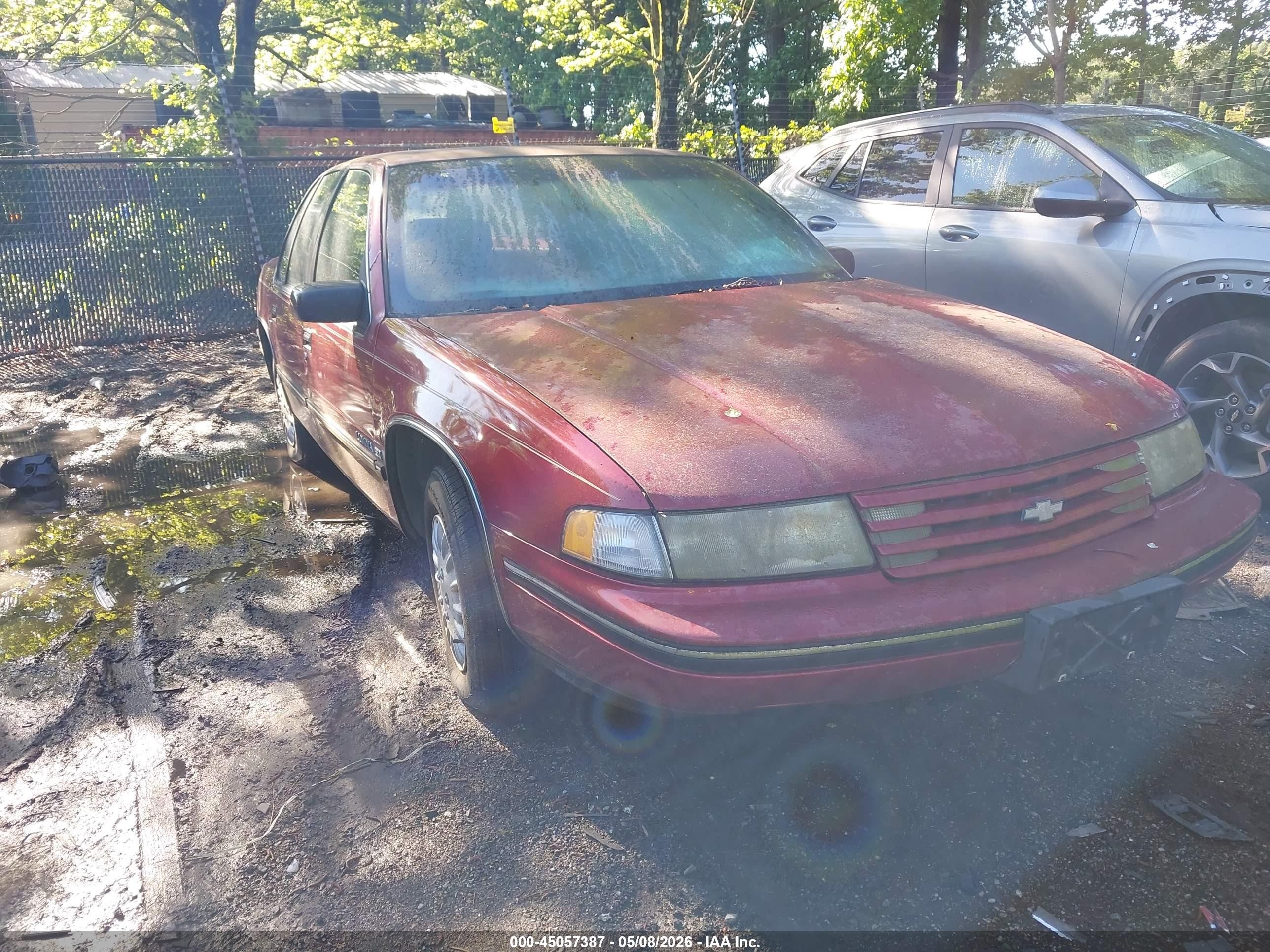 1991 Chevrolet Lumina   Red vin: 2G1WL54TXM1145259