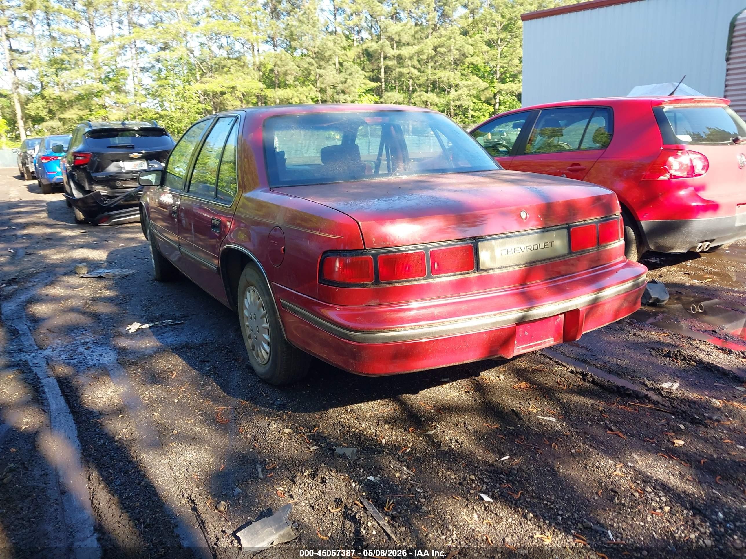 1991 Chevrolet Lumina   Red vin: 2G1WL54TXM1145259