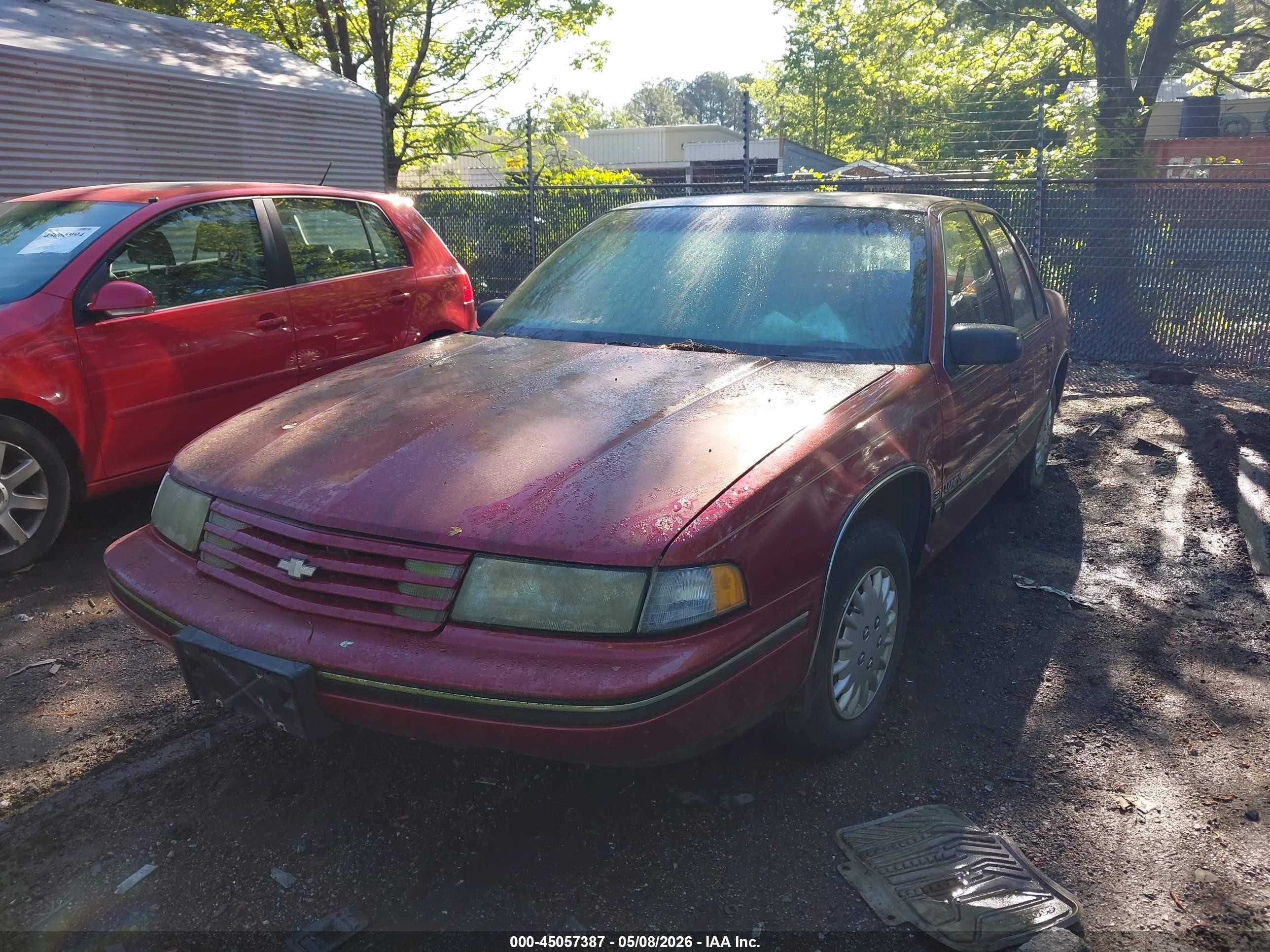 1991 Chevrolet Lumina   Red vin: 2G1WL54TXM1145259