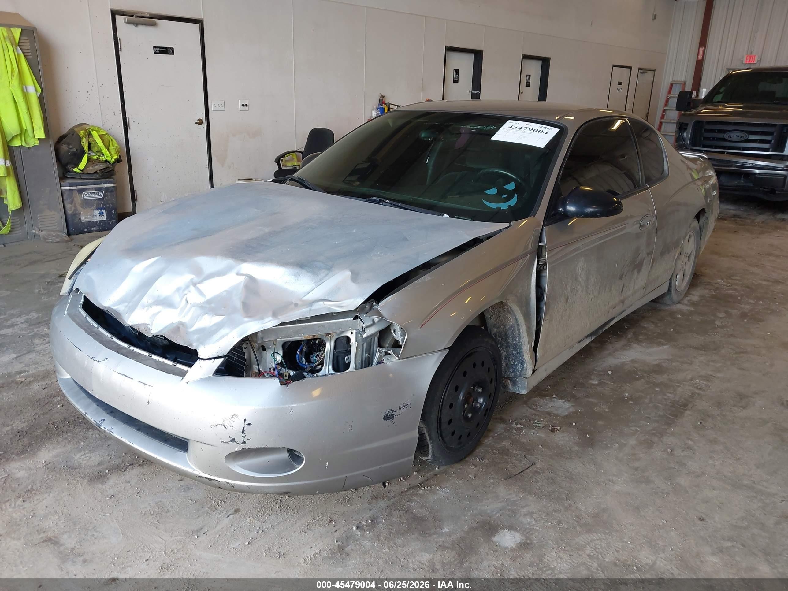 2006 Chevrolet Monte Carlo Lt Silver vin: 2G1WM15K069256869