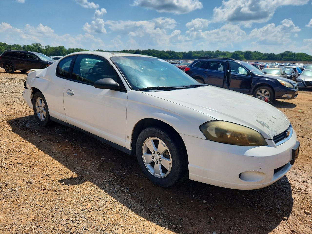 2006 Chevrolet Monte Carlo Lt White vin: 2G1WM15K769314833