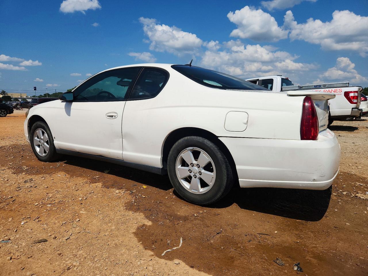2006 Chevrolet Monte Carlo Lt White vin: 2G1WM15K769314833