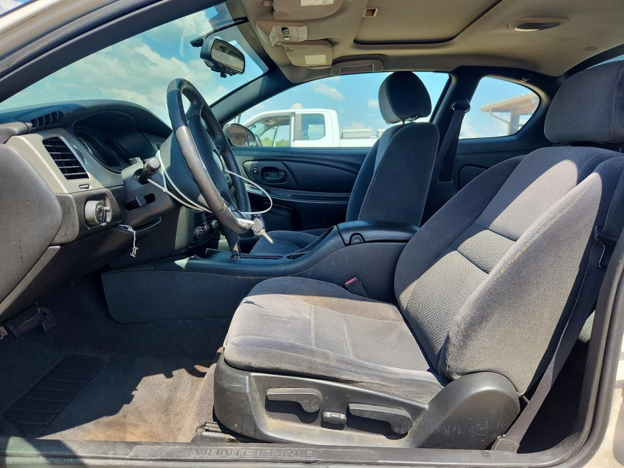 2006 Chevrolet Monte Carlo Lt White vin: 2G1WM15K769314833