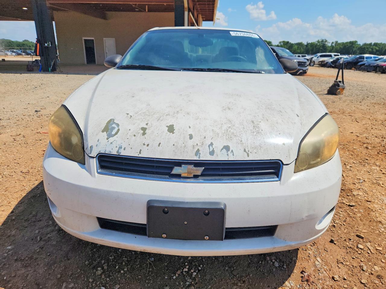 2006 Chevrolet Monte Carlo Lt White vin: 2G1WM15K769314833