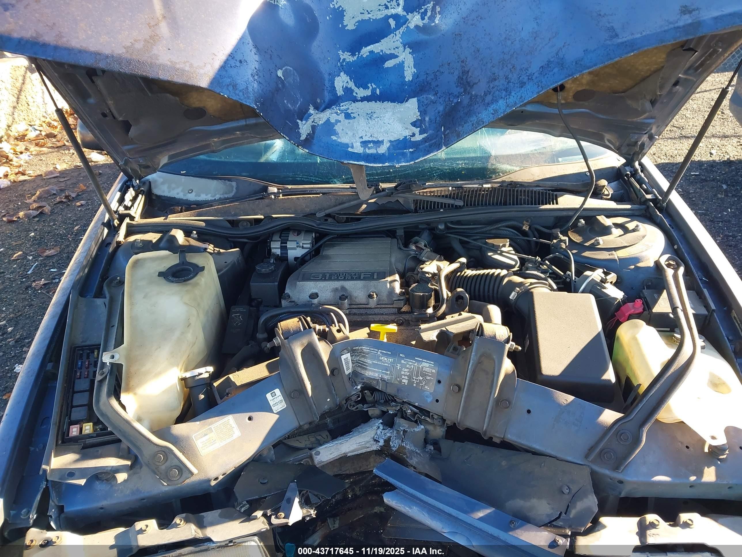 1993 Chevrolet Lumina Euro Blue vin: 2G1WN14T6P9116348