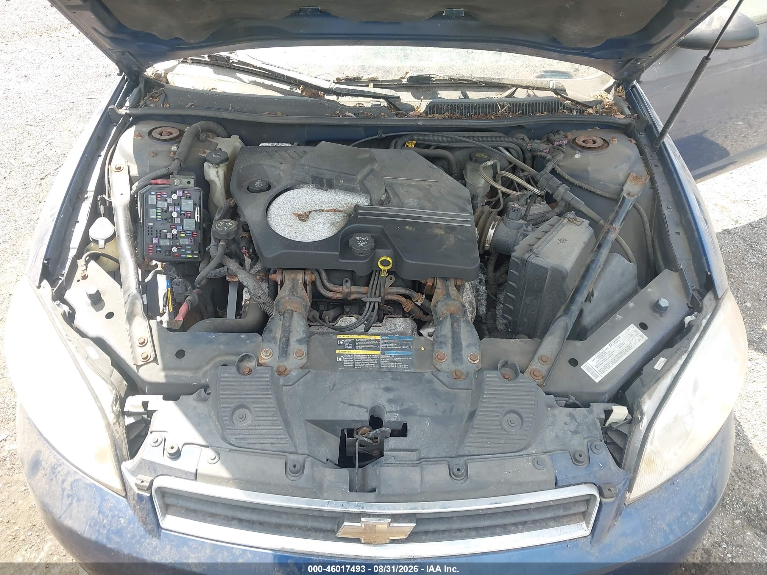 2006 Chevrolet Monte Carlo Ltz Blue vin: 2G1WN151269234098