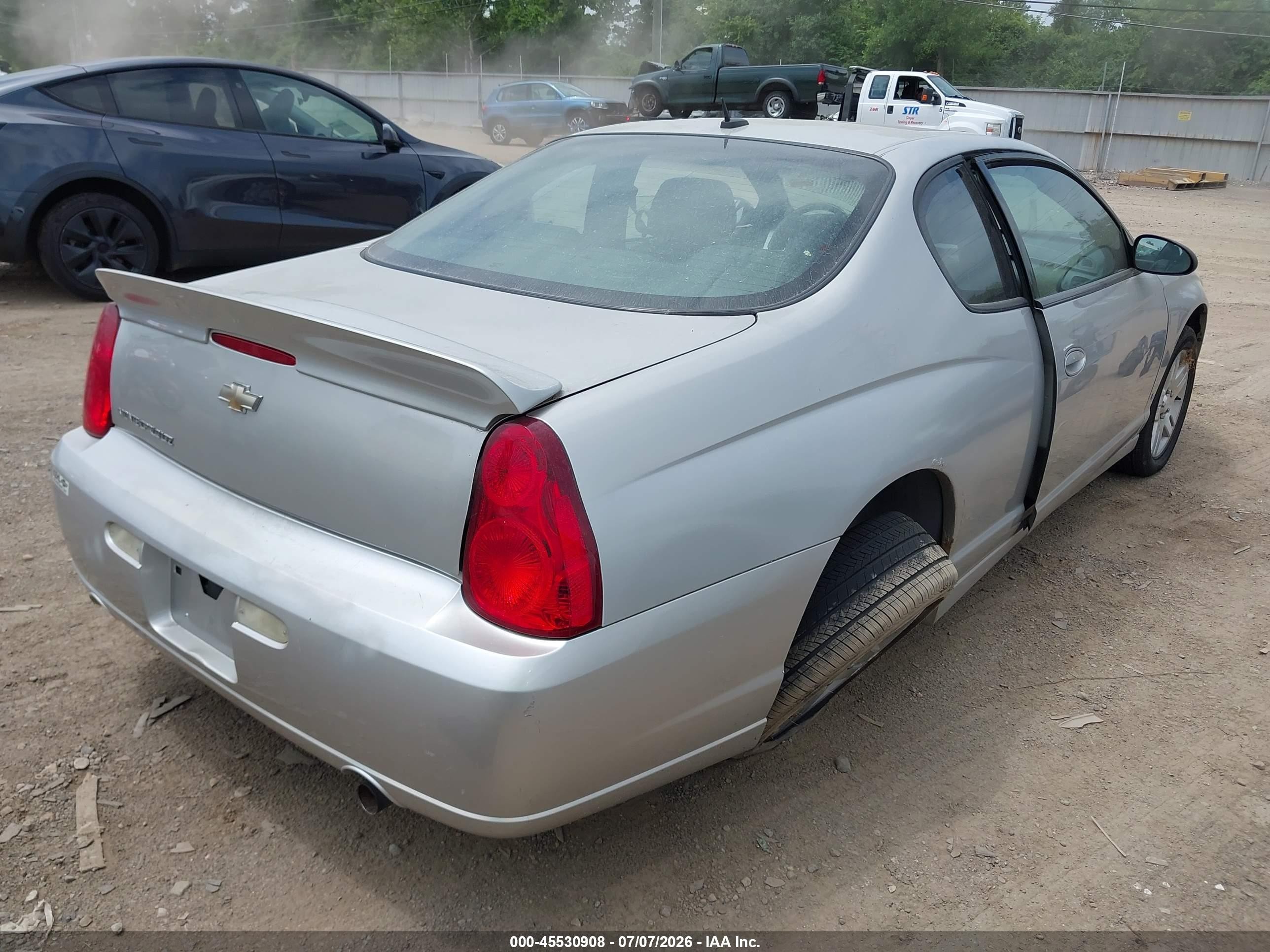 2006 Chevrolet Monte Carlo Ltz Silver vin: 2G1WN151269297217