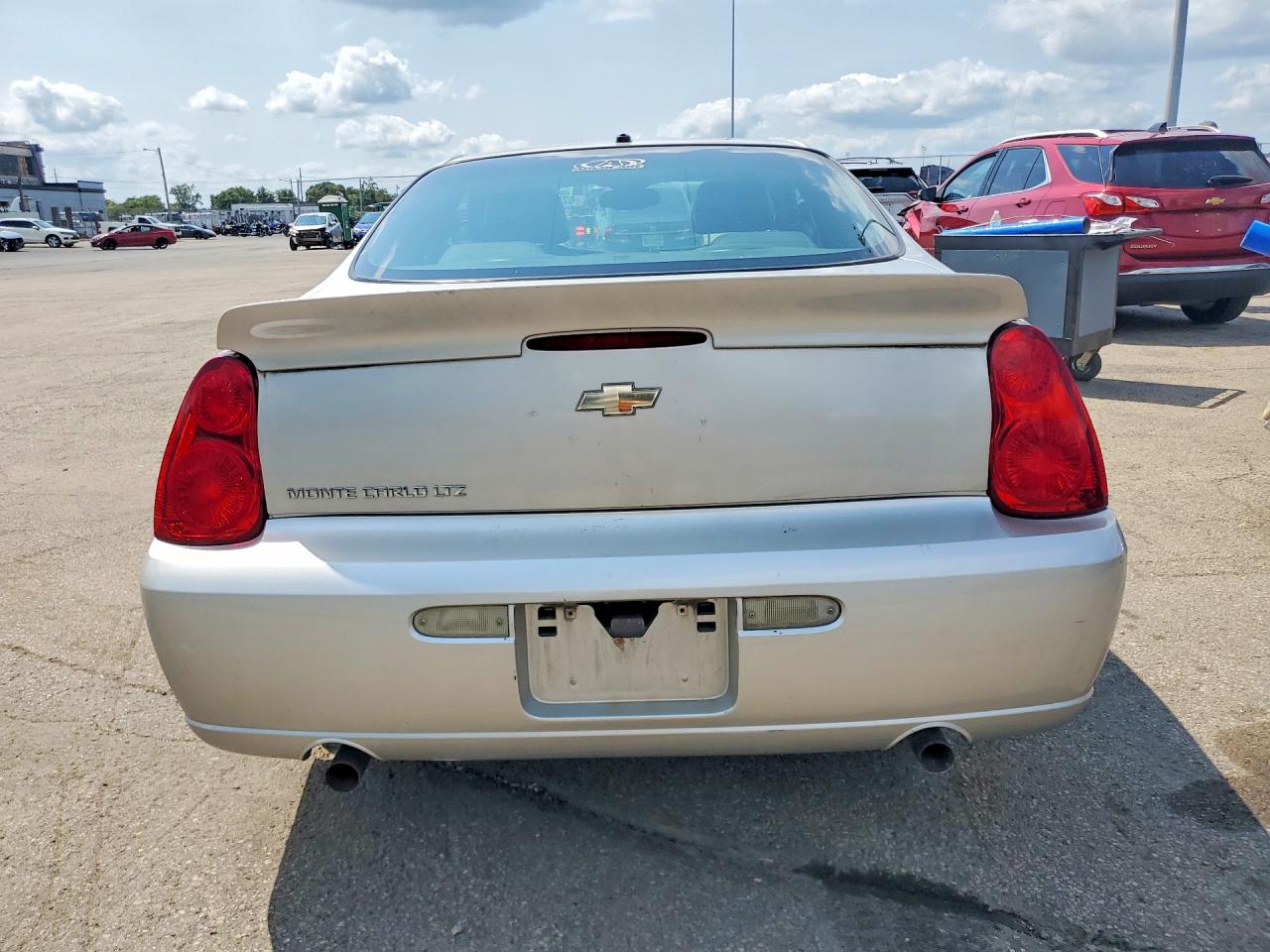2006 Chevrolet Monte Carlo Ltz Silver vin: 2G1WN151569337225