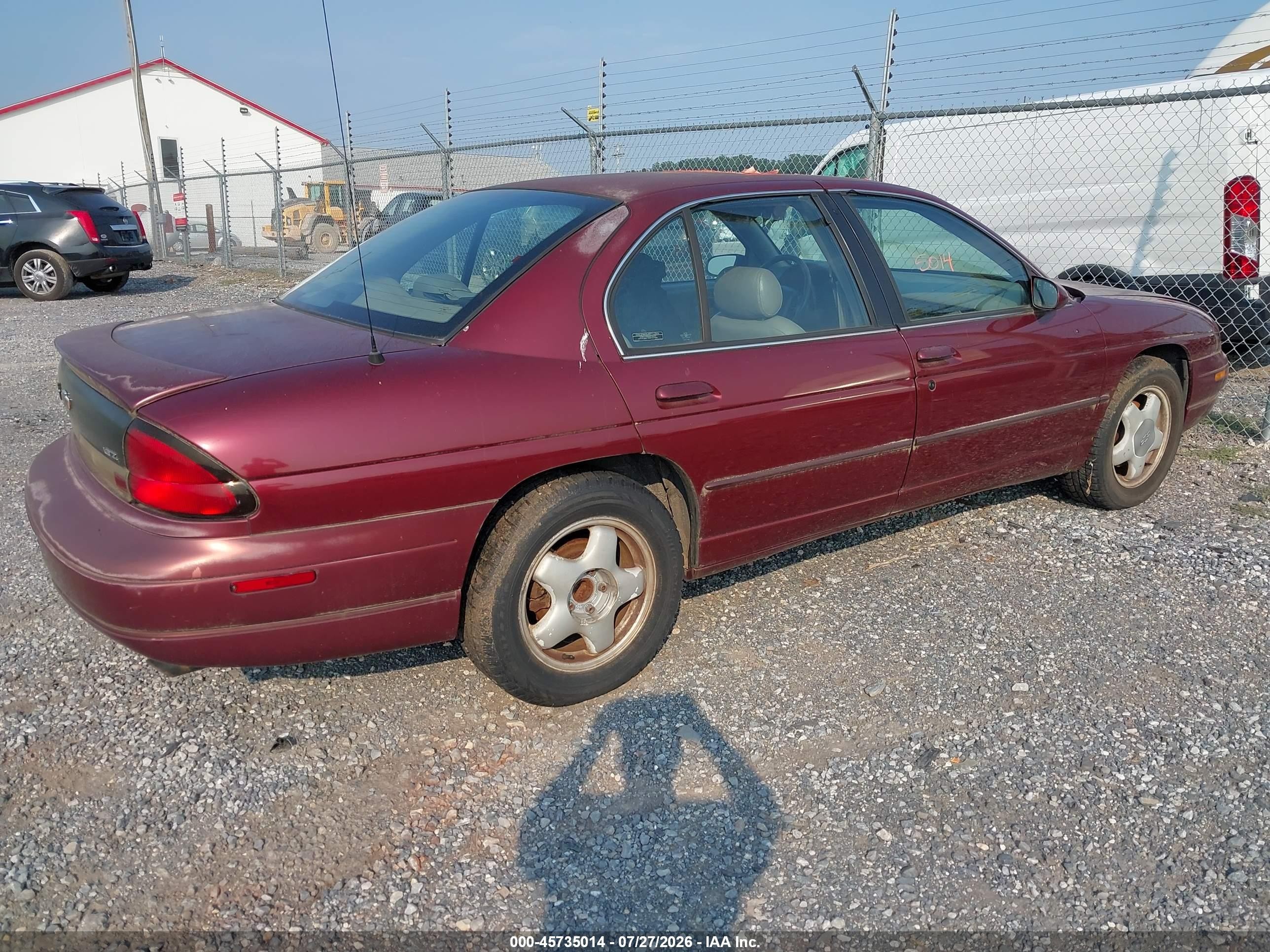 1999 Chevrolet Lumina Ltz Burgundy vin: 2G1WN52K0X9237698