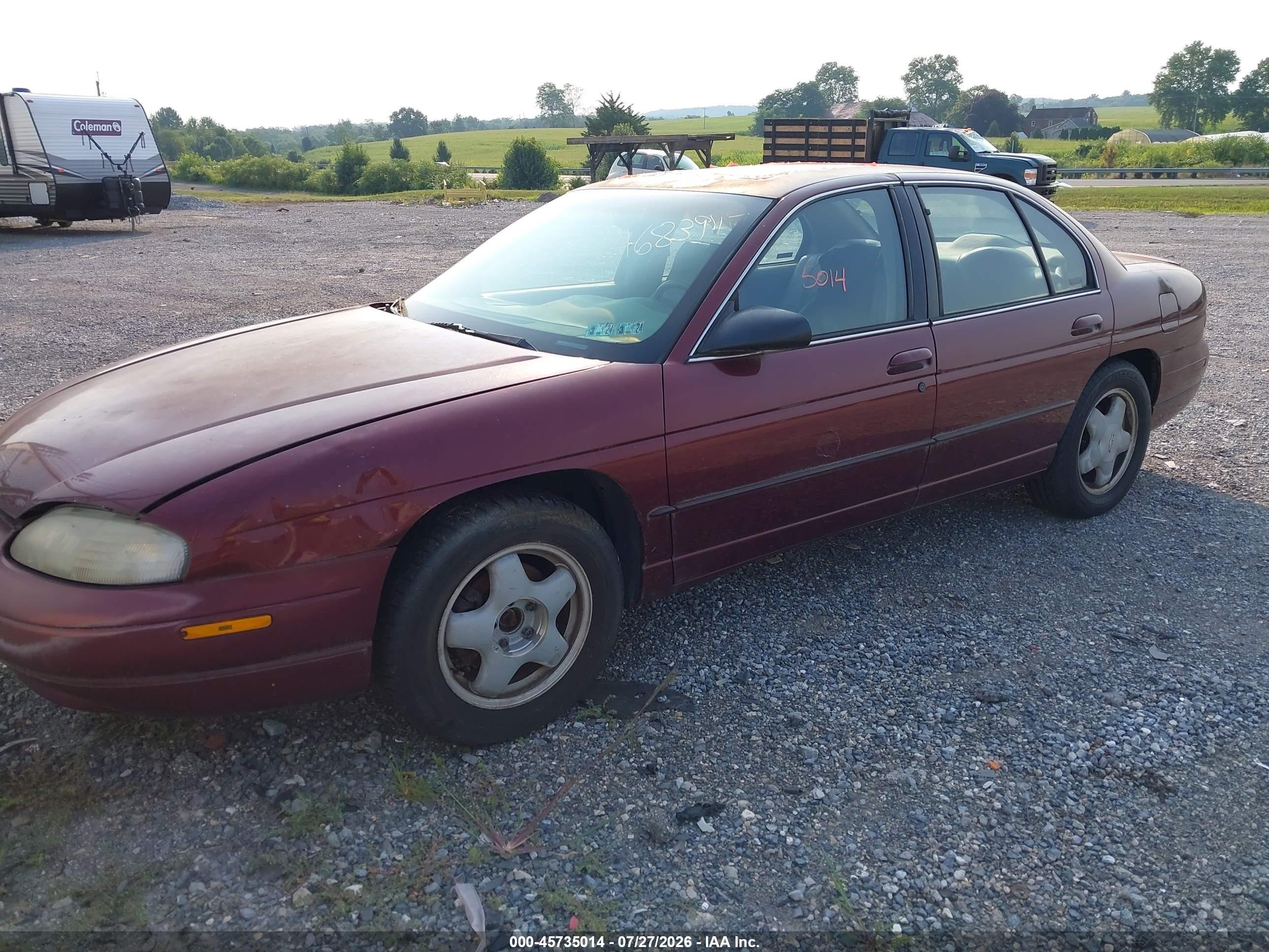 1999 Chevrolet Lumina Ltz Burgundy vin: 2G1WN52K0X9237698