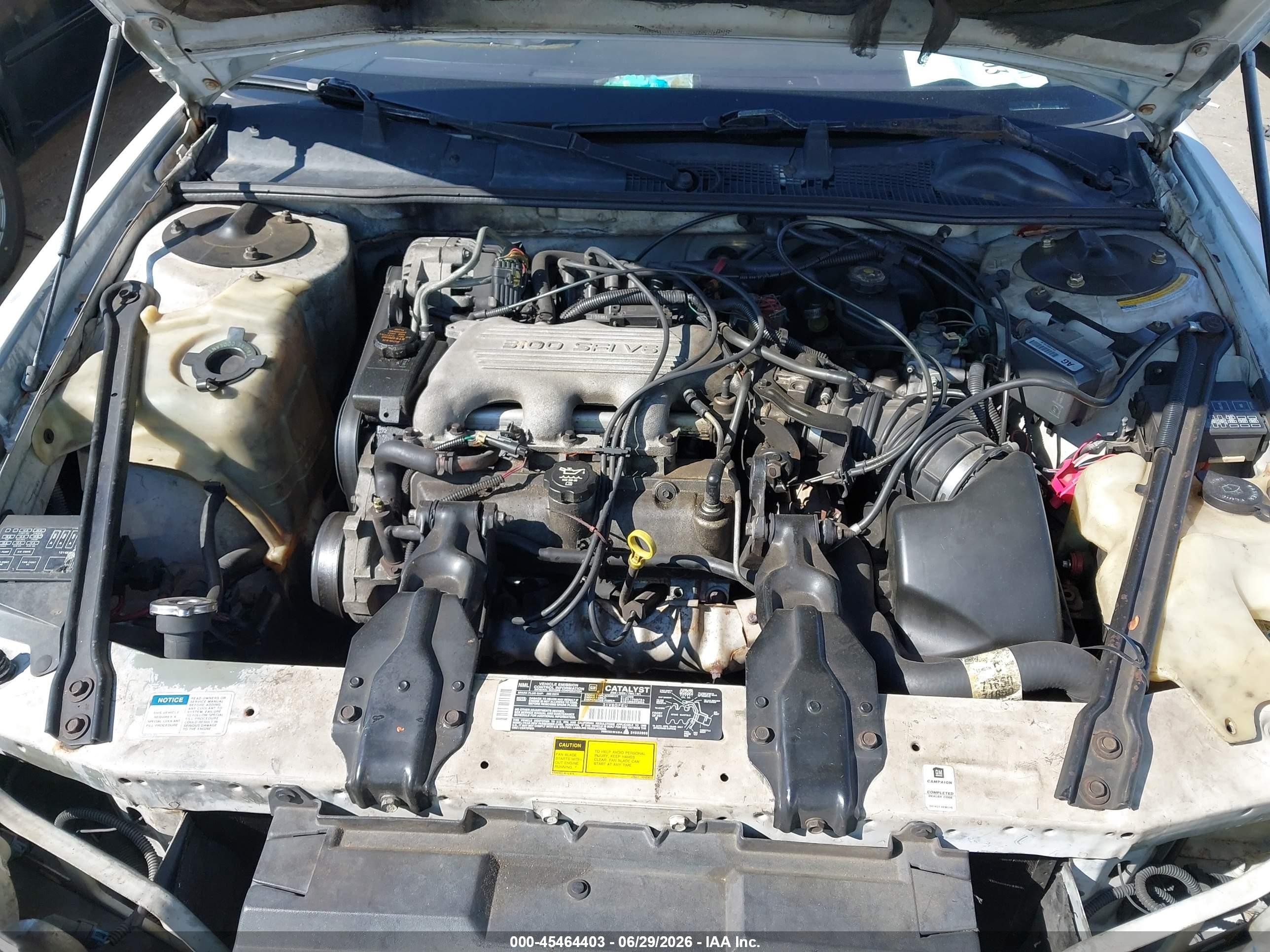 1995 Chevrolet Lumina Ls White vin: 2G1WN52MXS9205089