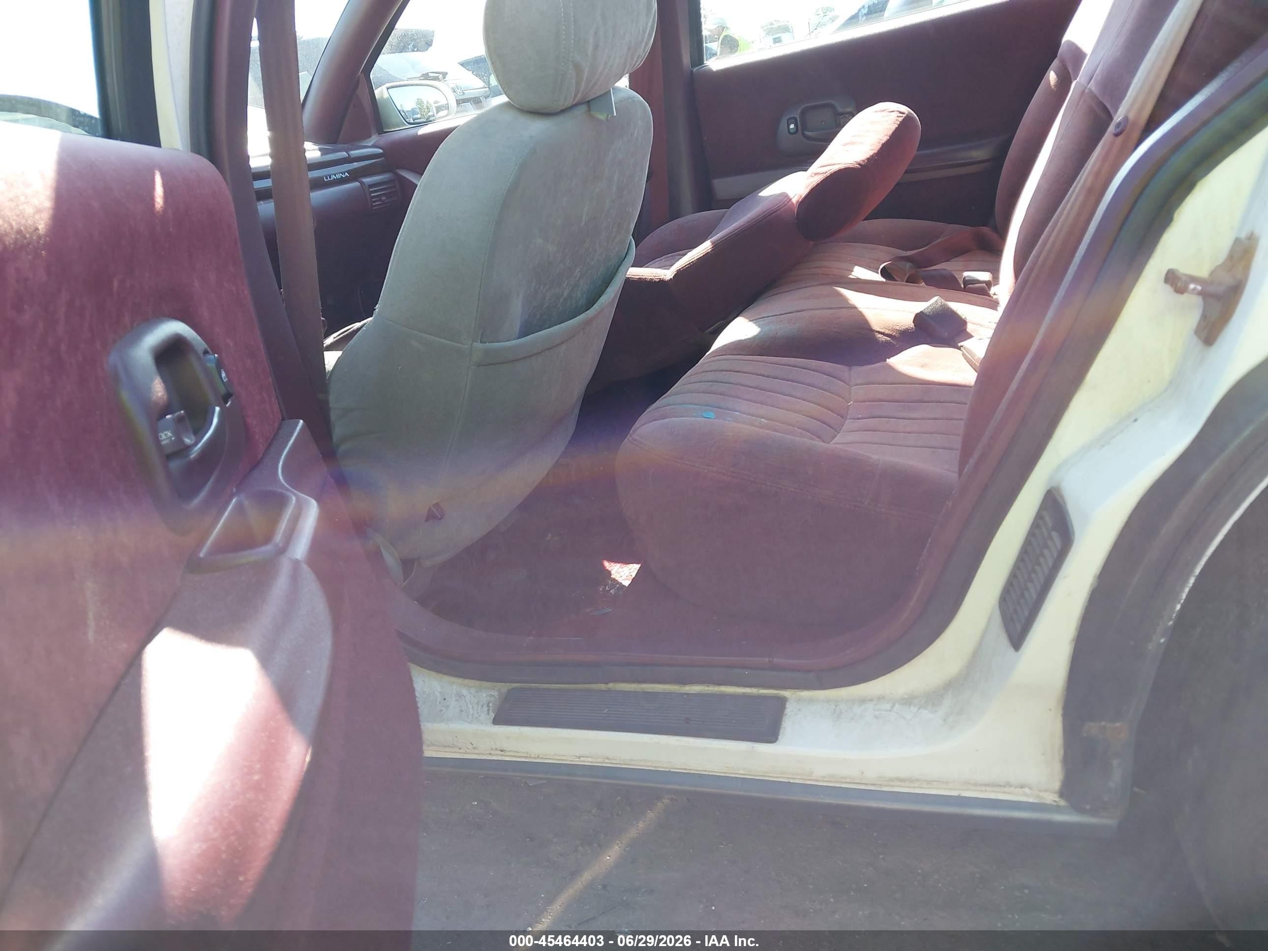 1995 Chevrolet Lumina Ls White vin: 2G1WN52MXS9205089